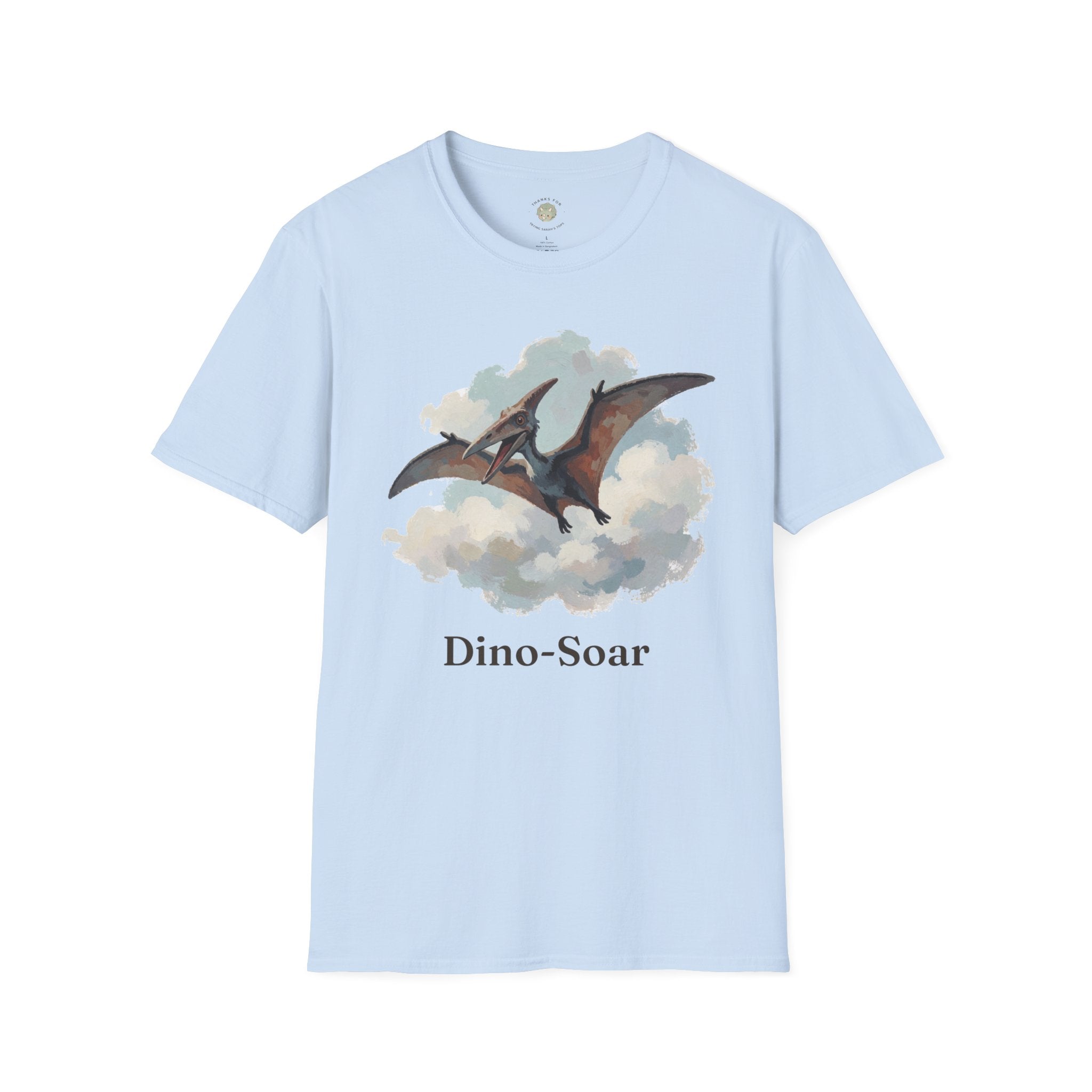 Dino-Soar T-Shirt — Cute Flying Pterodactyl Pun Graphic Tee