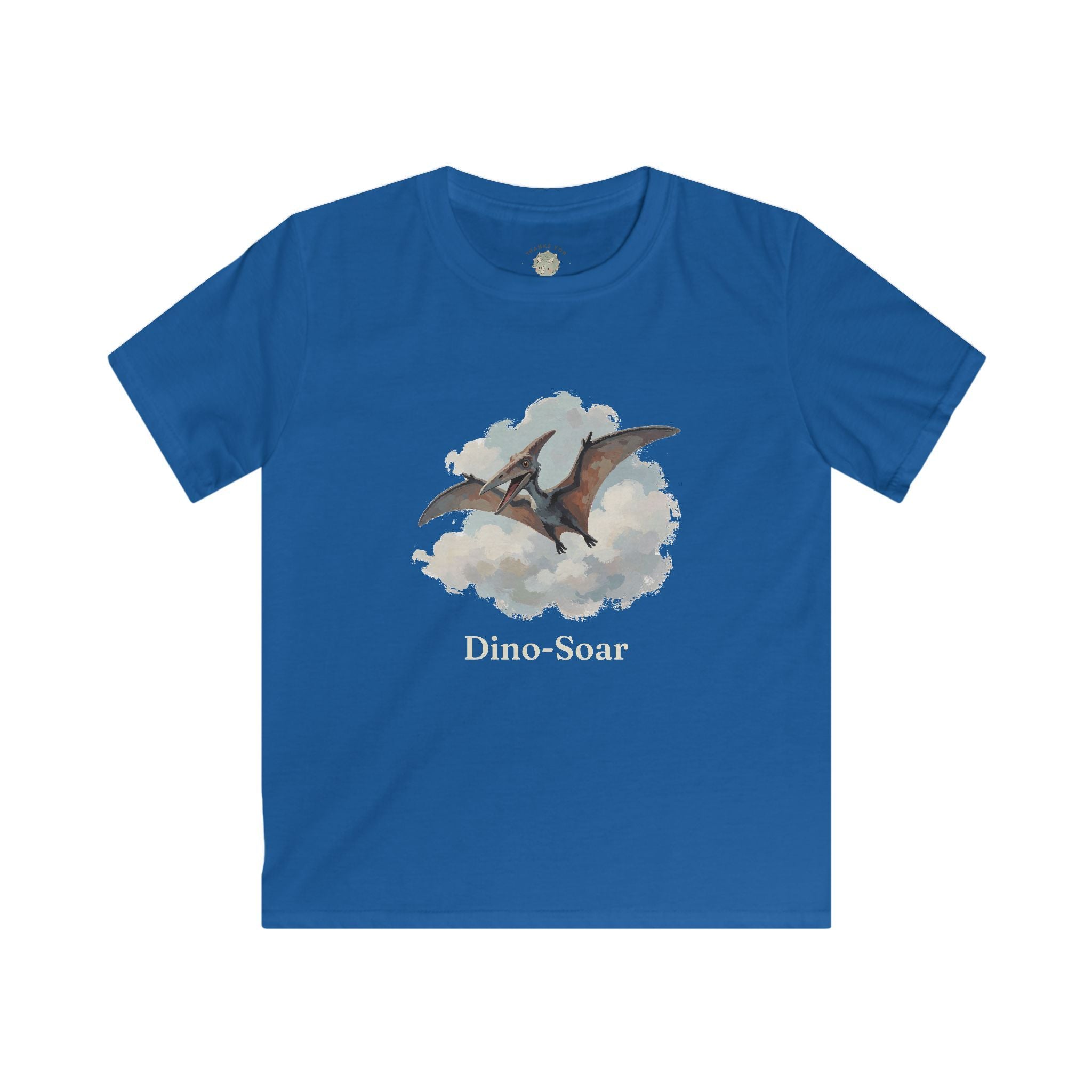 Kids Dino-Soar T-Shirt — Cute Flying Pterodactyl Pun Graphic Tee