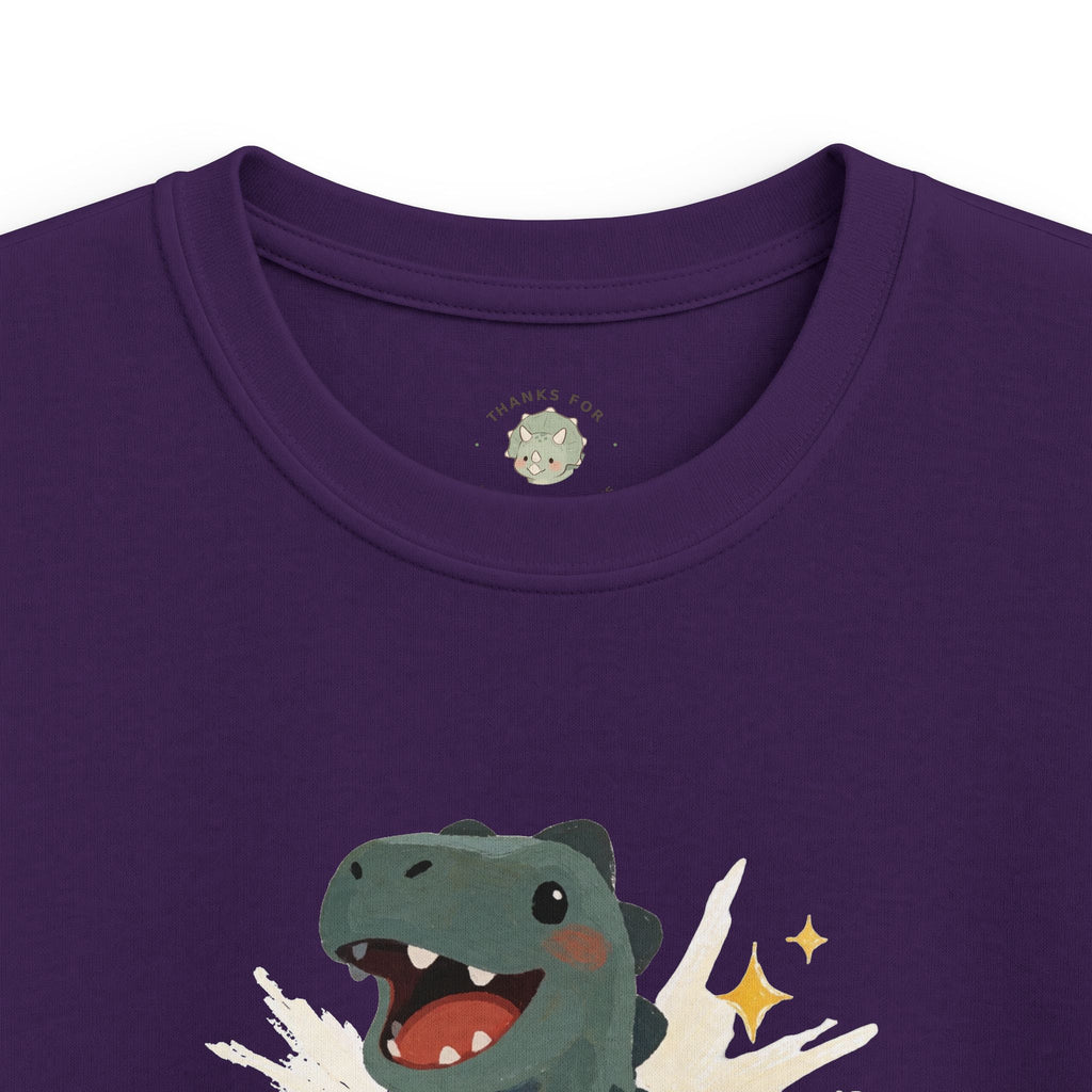 Kids Dino-Mite T-Shirt — Cute Cheerful Dinosaur Pun Graphic Tee