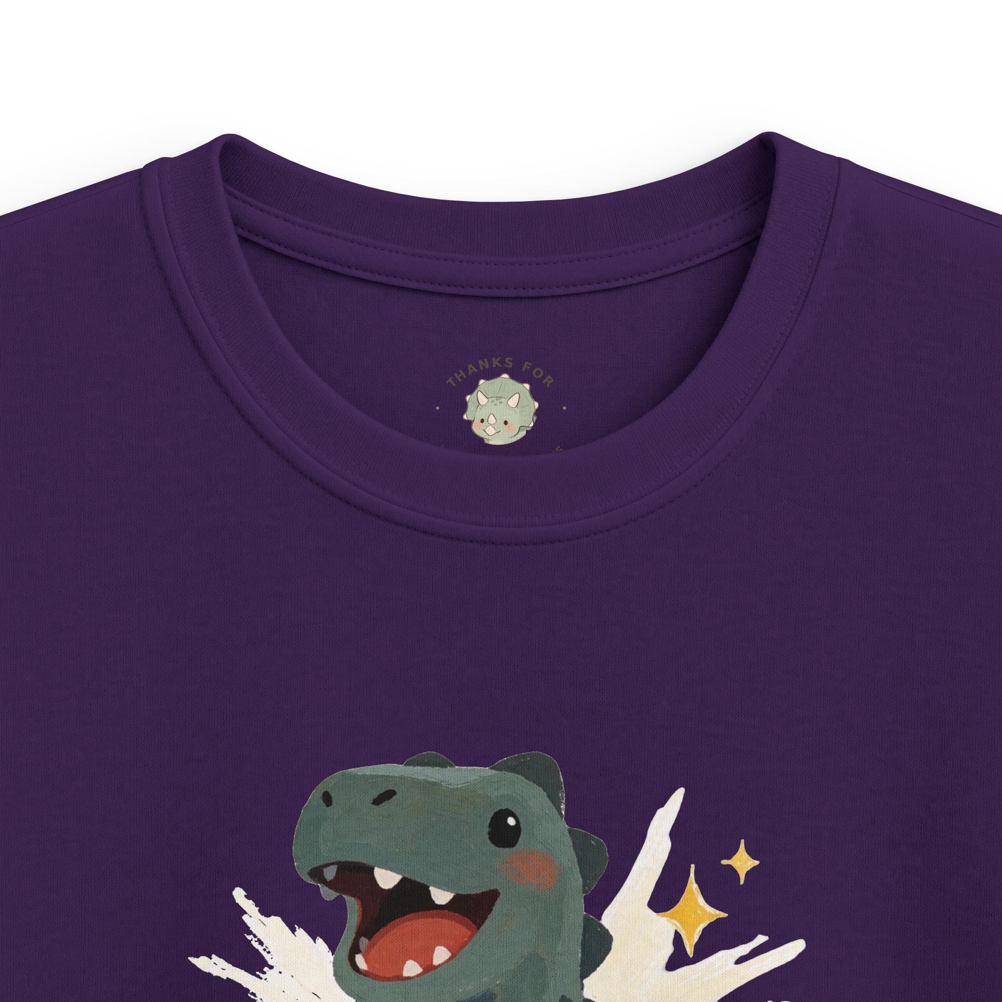 Kids Dino-Mite T-Shirt — Cute Cheerful Dinosaur Pun Graphic Tee