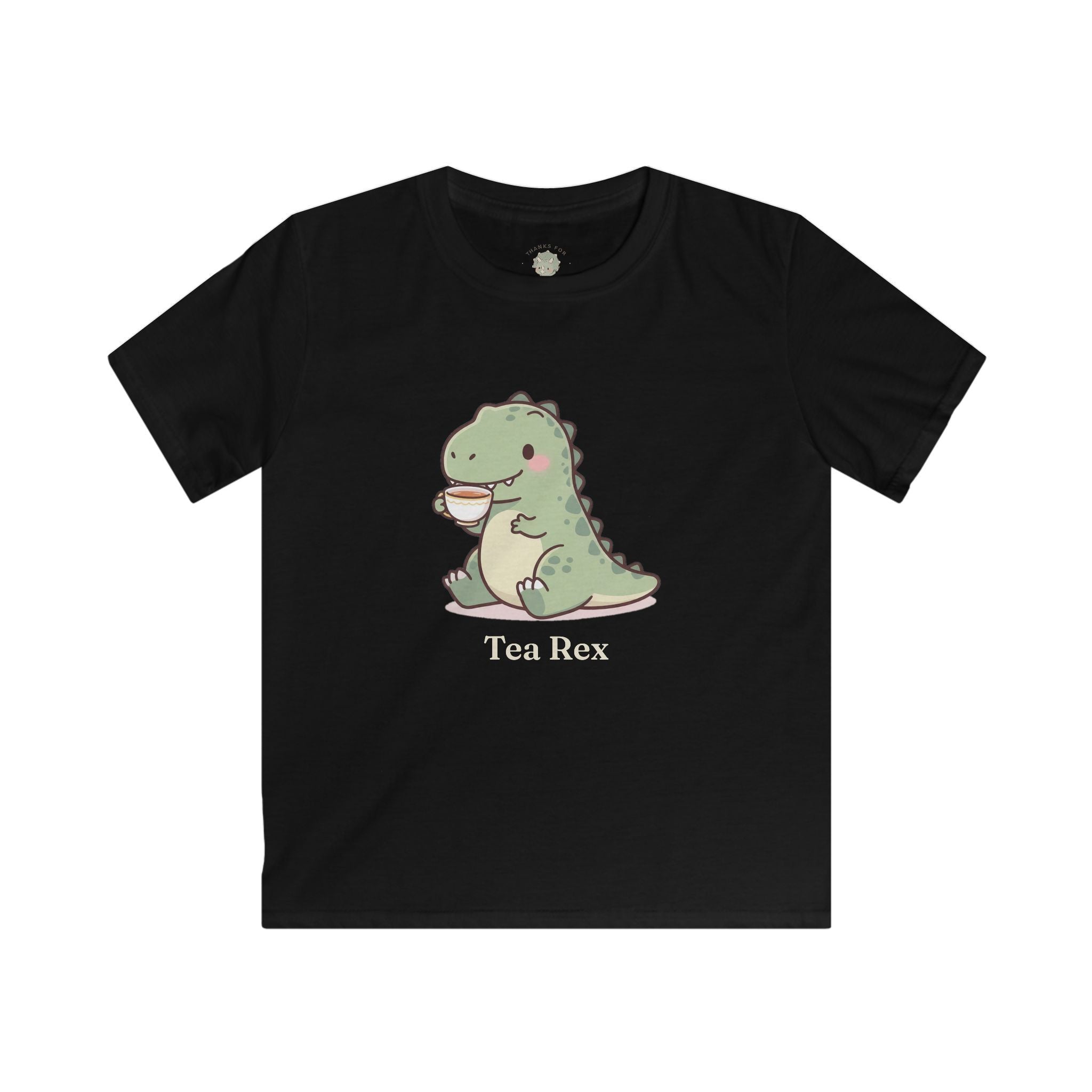 Kids Tea Rex T-Shirt — Cute Dinosaur Tea Lover Graphic Tee