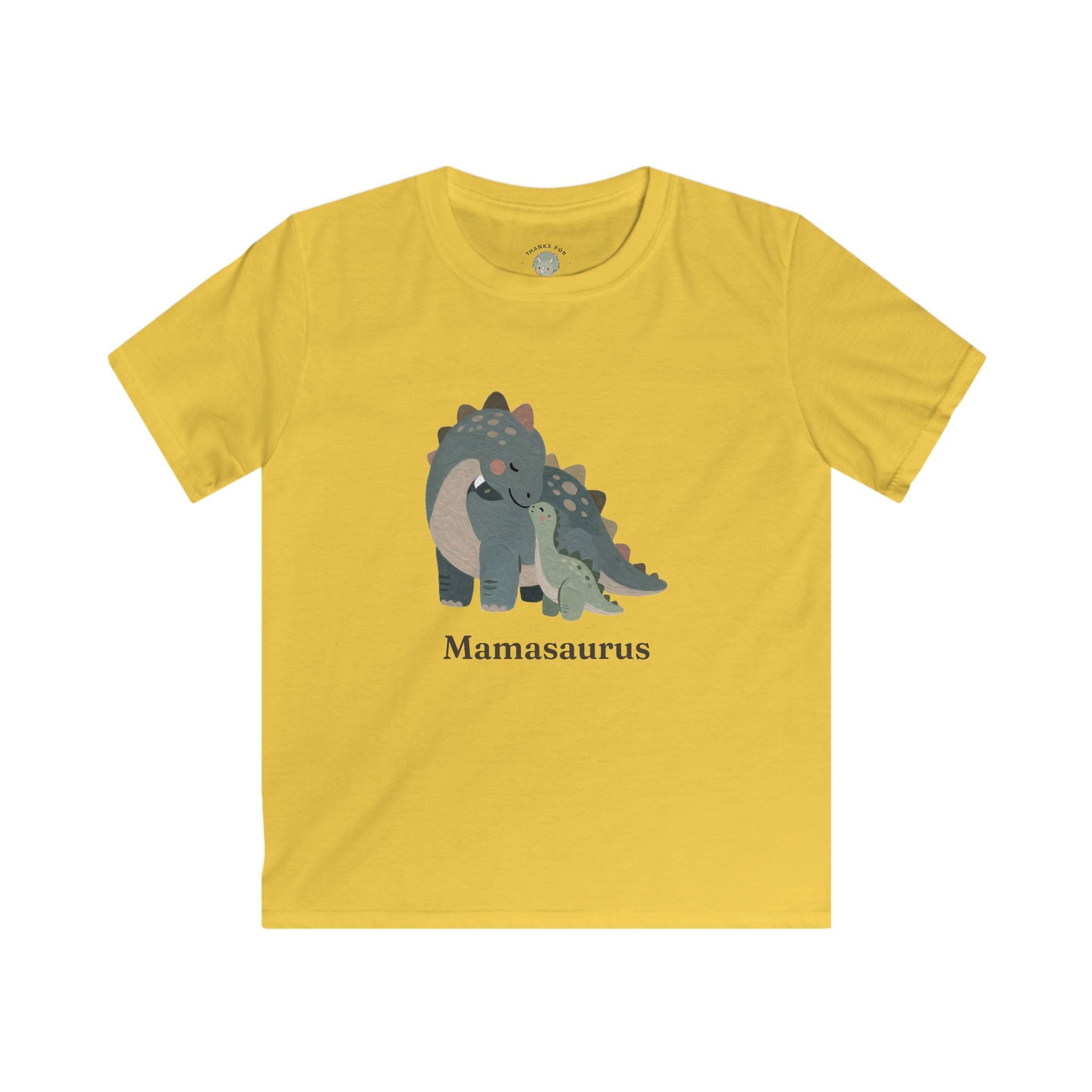 Kids Mamasaurus T-Shirt — Cute Dinosaur Mom Mother's Day Graphic Tee