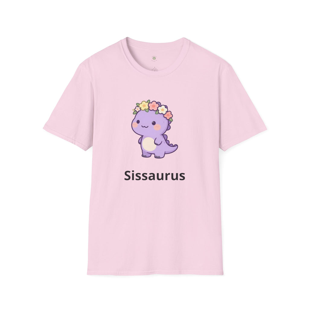 Personalized Big Sister Dinosaur T-Shirt — Custom Name Tee