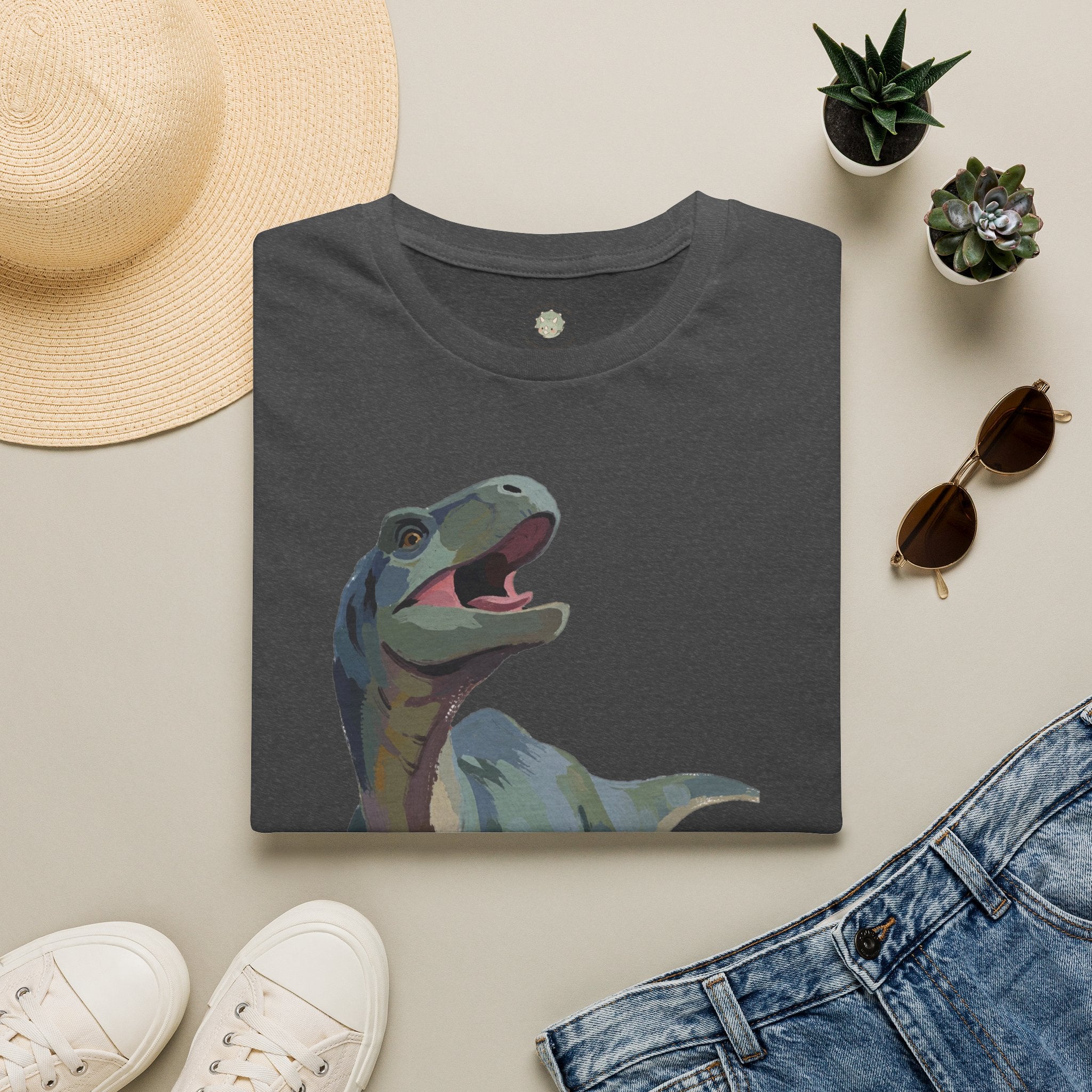 Prehysterical T-Shirt — Funny Laughing Dinosaur Pun Graphic Tee
