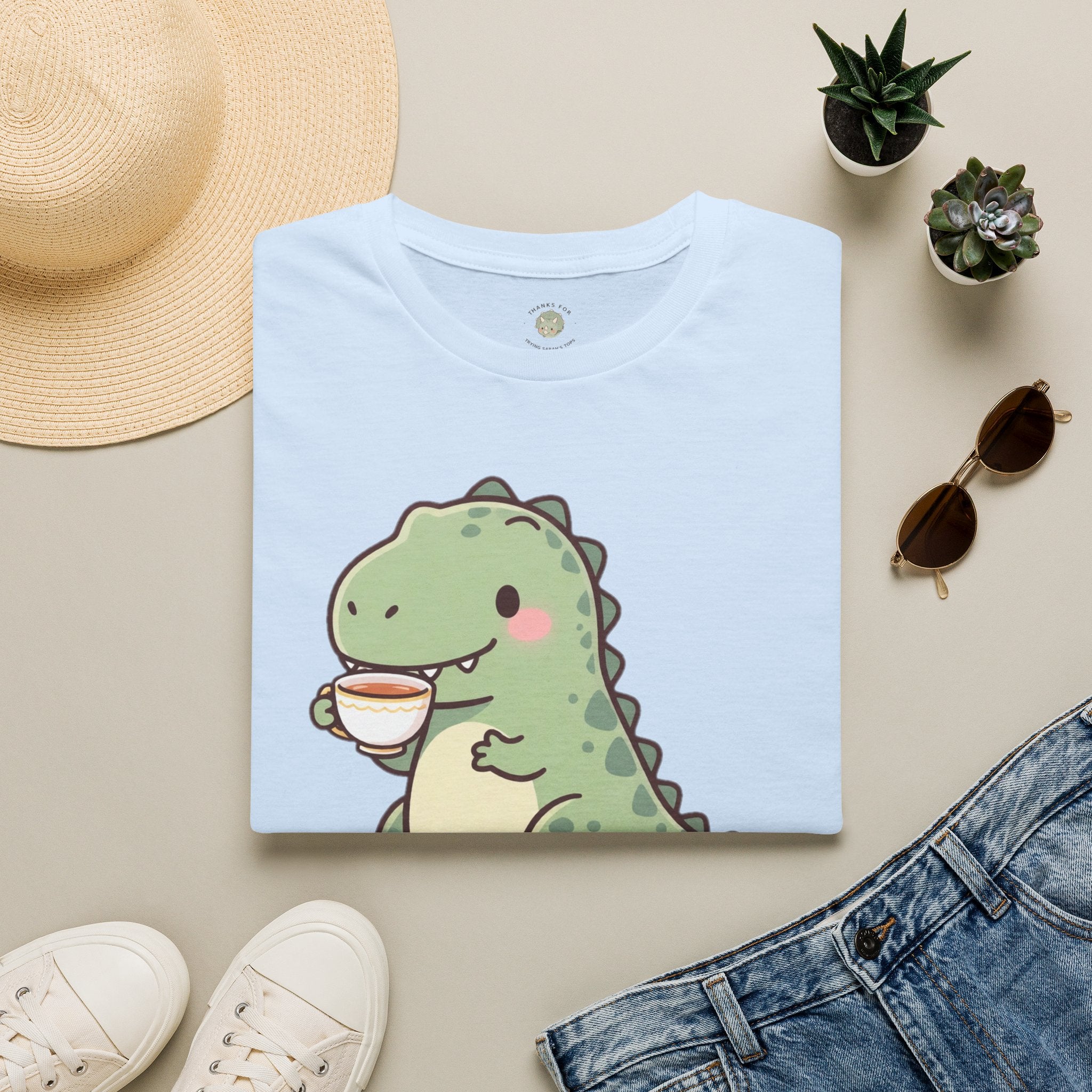 Tea Rex T-Shirt — Cute Dinosaur Tea Lover Graphic Tee