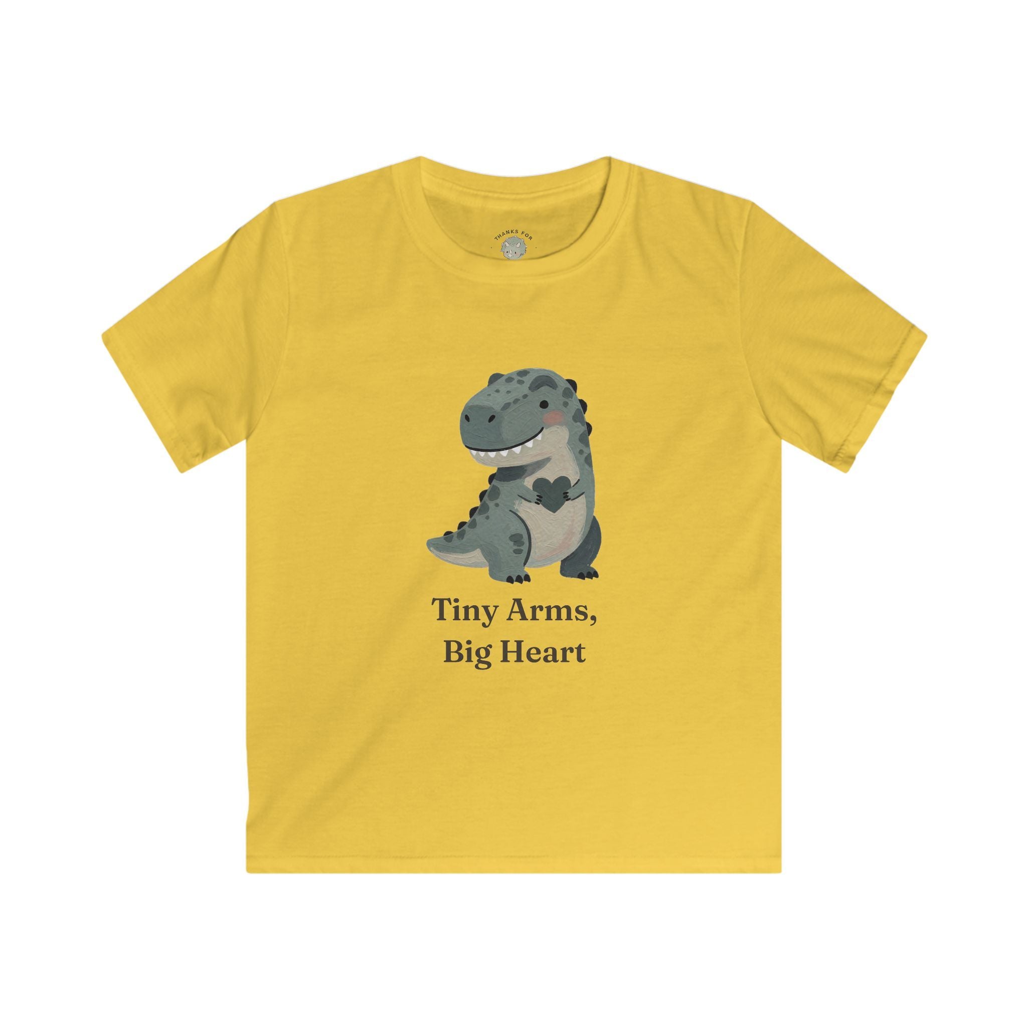 Kids Tiny Arms, Big Heart T-Shirt — Cute Sweet T-Rex Love Graphic Tee