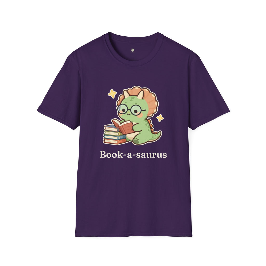 Book-a-saurus T-Shirt — Cute Reading Dinosaur Book Lover Graphic Tee