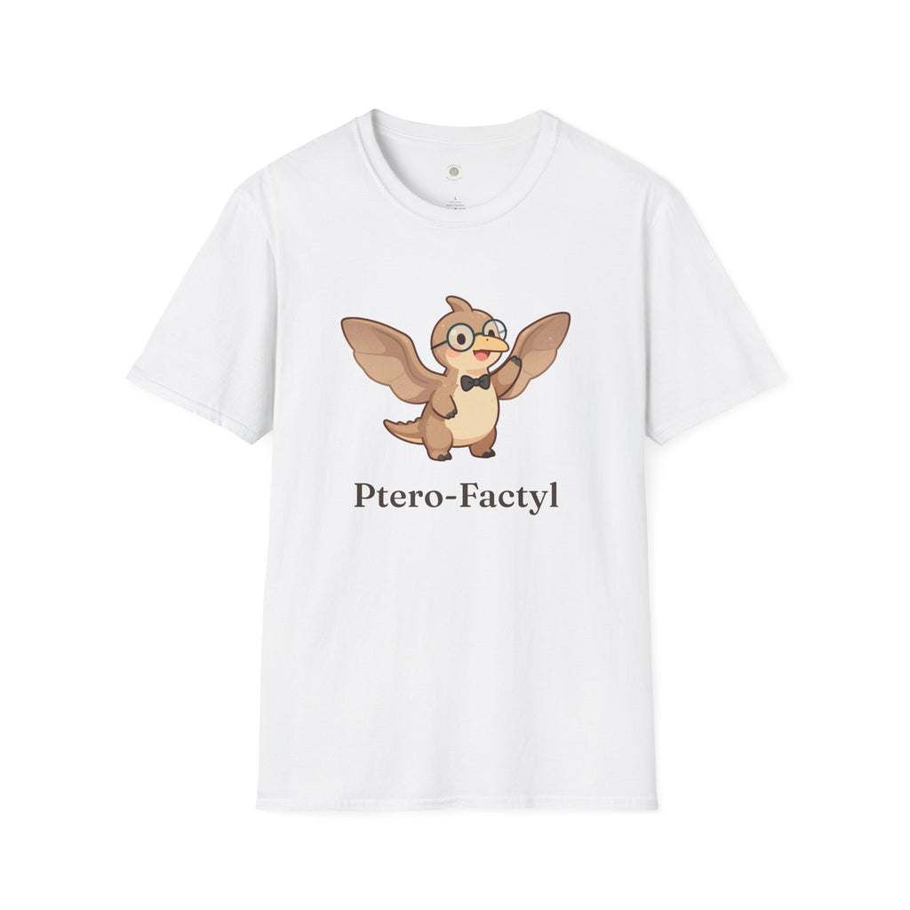 Ptero-Factyl T-Shirt — Funny Fun Facts Pterodactyl Dinosaur Graphic Tee