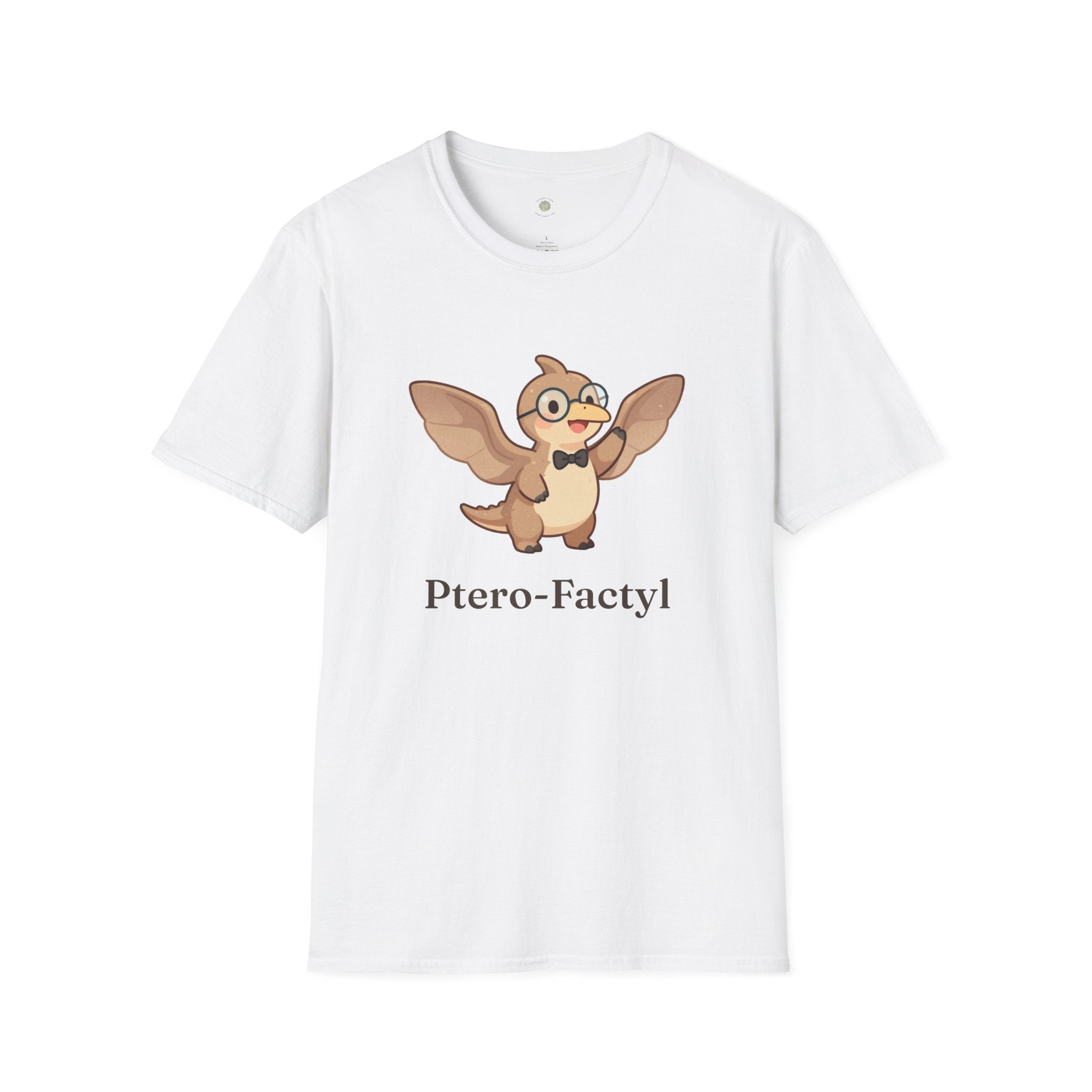 Ptero-Factyl T-Shirt — Funny Fun Facts Pterodactyl Dinosaur Graphic Tee
