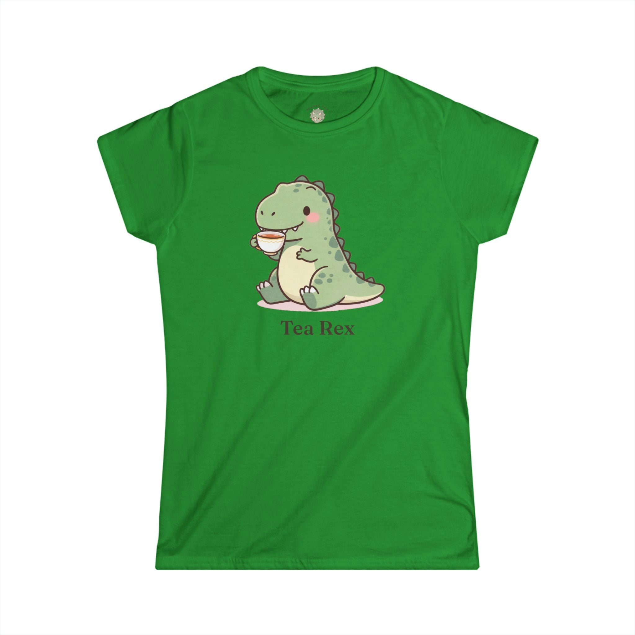 Women's Tea Rex T-Shirt — Cute Dinosaur Tea Lover Graphic Tee