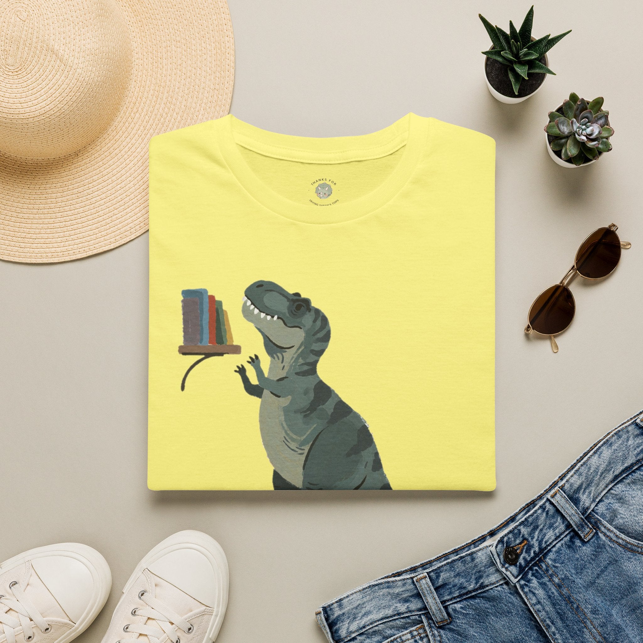 Short Arms, Big Dreams T-Shirt — Funny Motivational T-Rex Graphic Tee