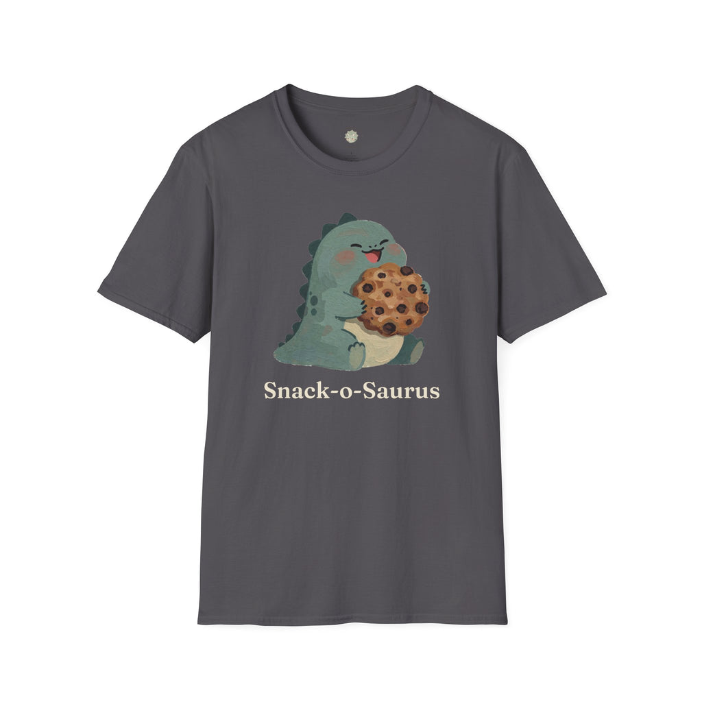Snack-o-Saurus T-Shirt — Cute Cookie Dinosaur Snack Graphic Tee