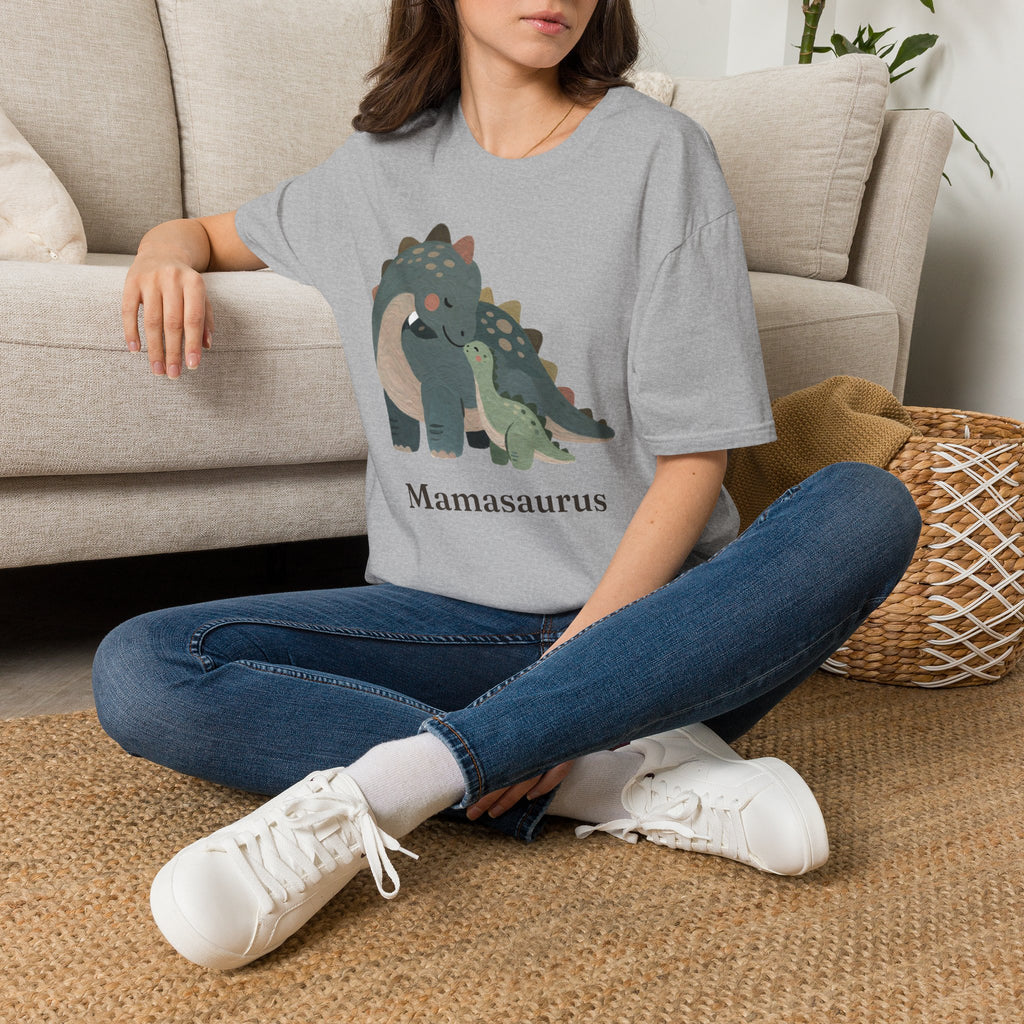 Mamasaurus T-Shirt — Cute Dinosaur Mom Mother's Day Graphic Tee