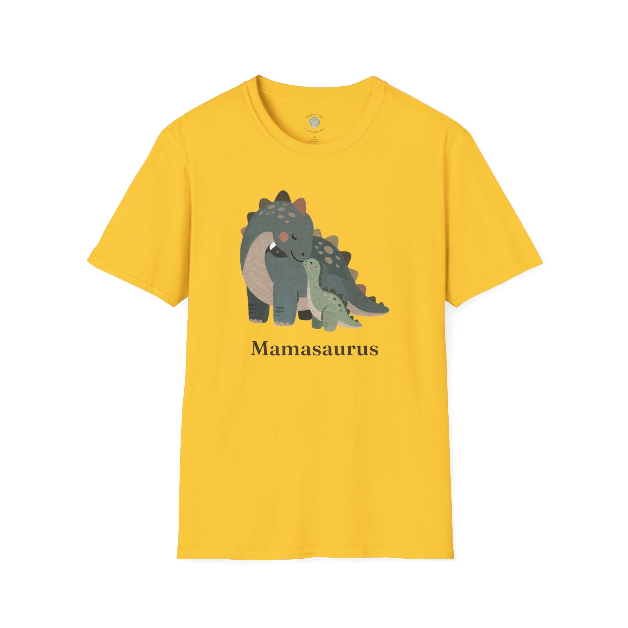 Mamasaurus T-Shirt — Cute Dinosaur Mom Mother's Day Graphic Tee