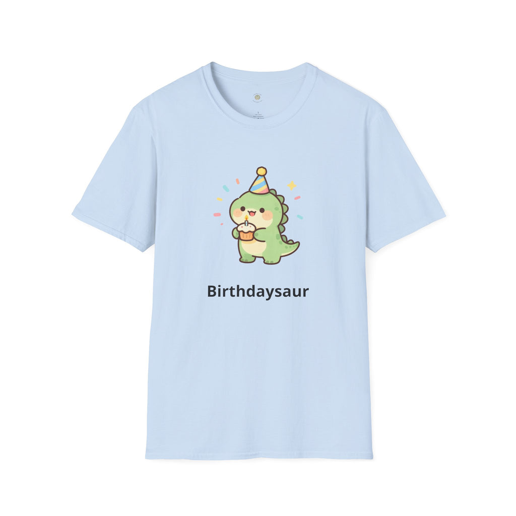 Personalized Birthday Dinosaur T-Shirt — Custom Name Party Tee