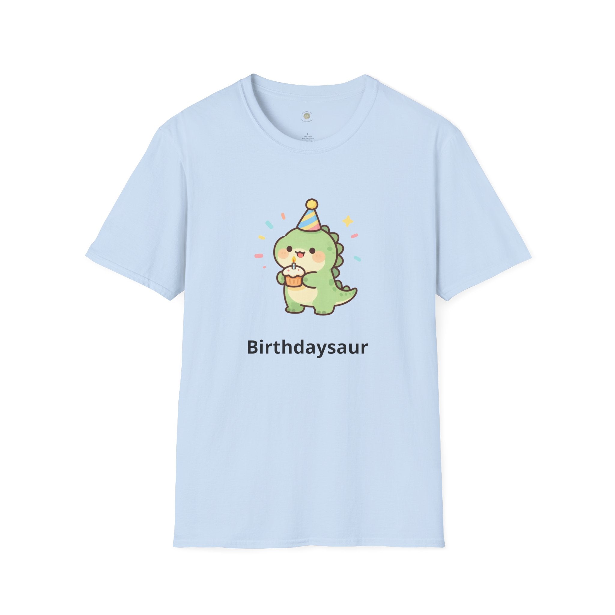 Personalized Birthday Dinosaur T-Shirt — Custom Name Party Tee