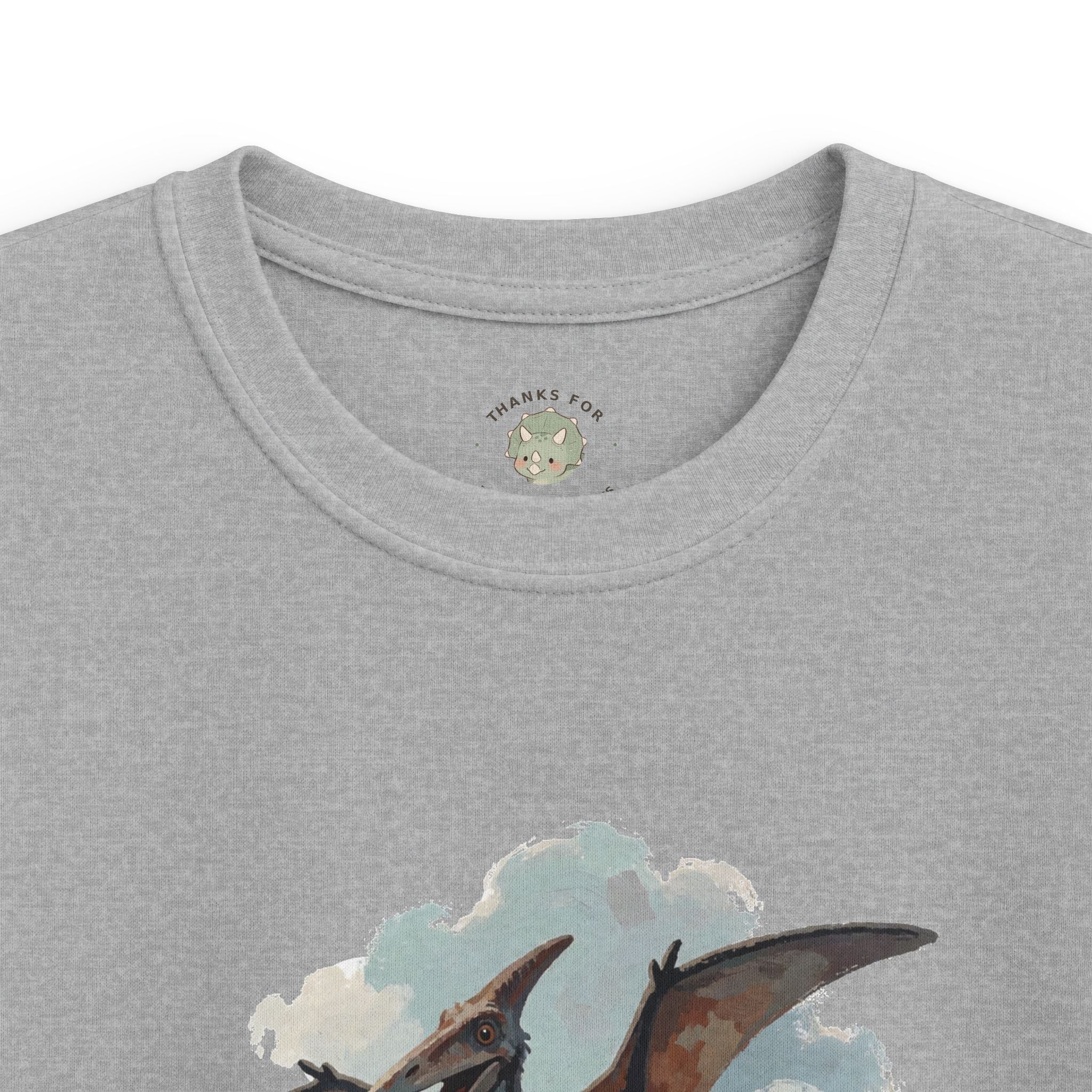 Kids Dino-Soar T-Shirt — Cute Flying Pterodactyl Pun Graphic Tee