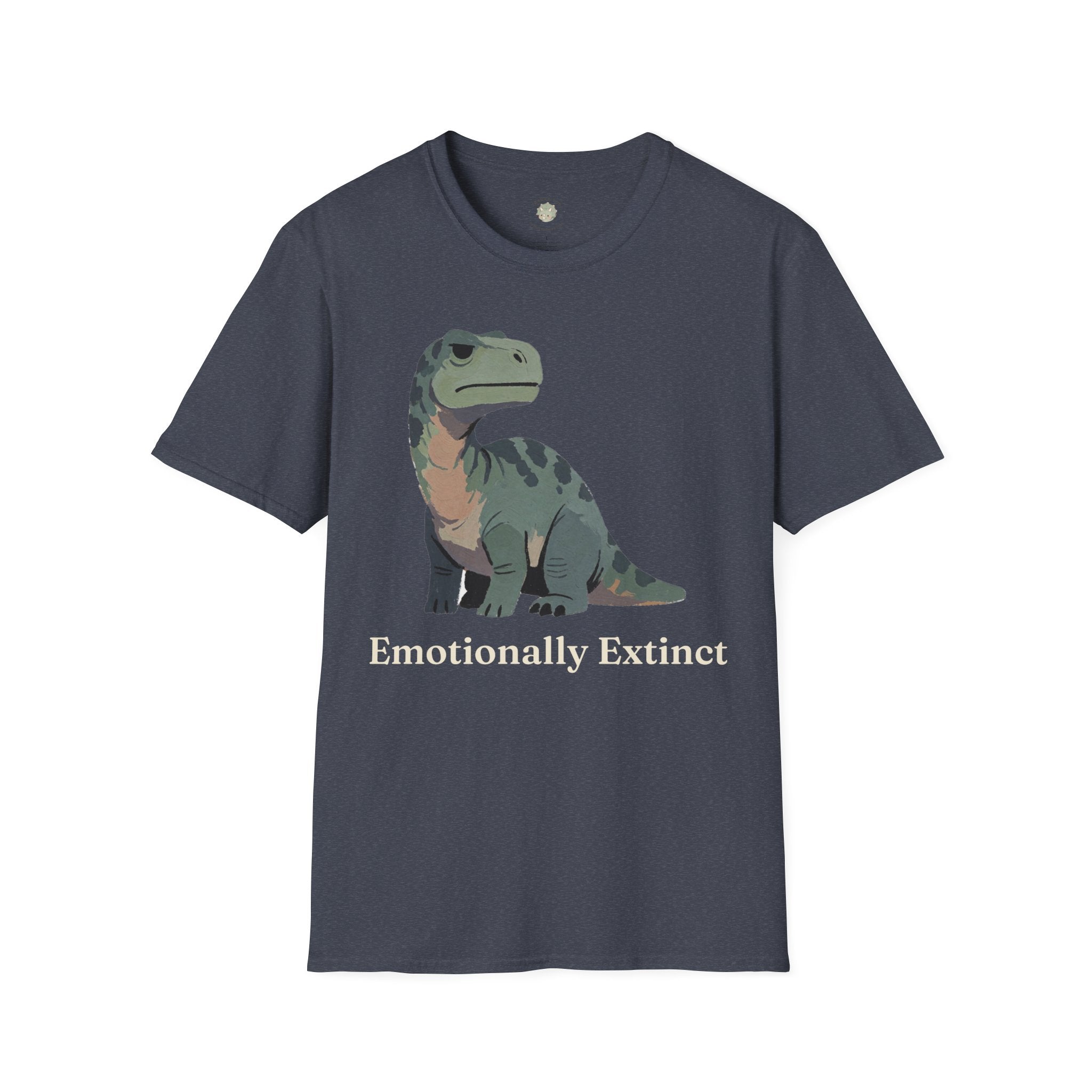 Emotionally Extinct T-Shirt — Funny Deadpan Dinosaur Graphic Tee