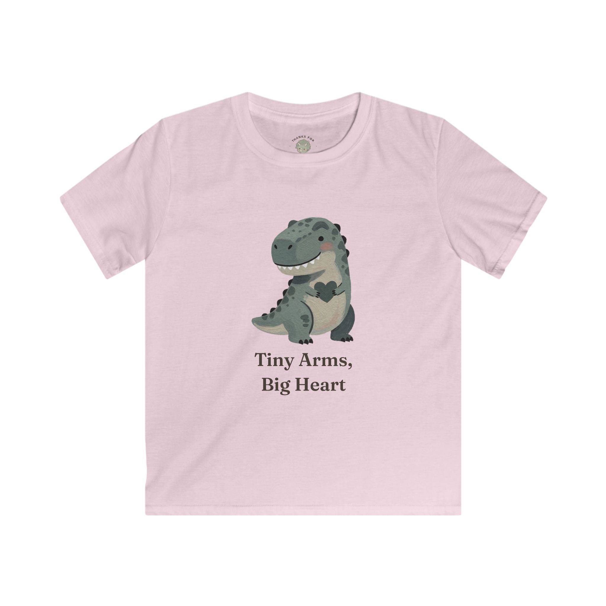 Kids Tiny Arms, Big Heart T-Shirt — Cute Sweet T-Rex Love Graphic Tee