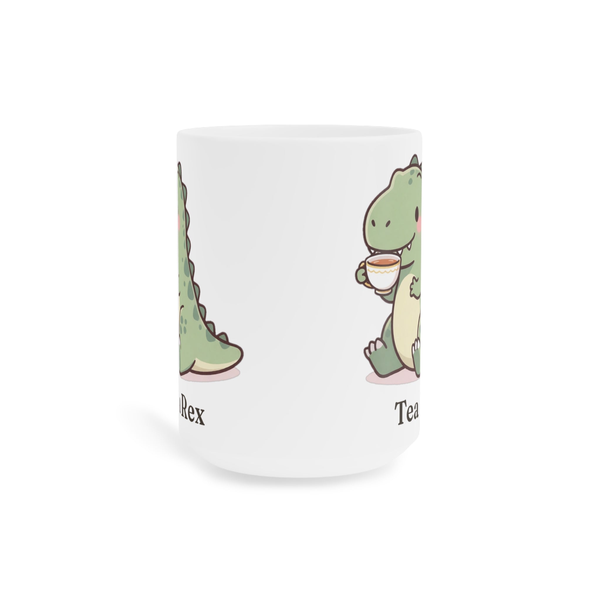 Tea Rex Mug — Cute Dinosaur Tea Lover Ceramic Mug