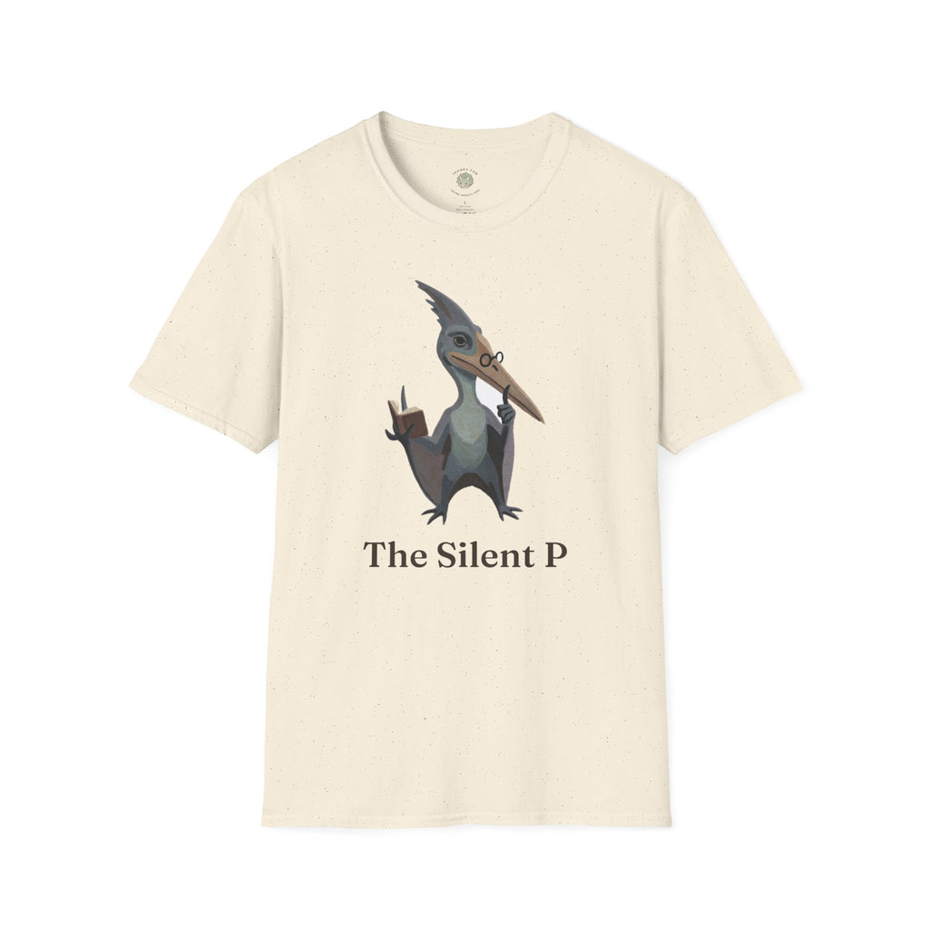 The Silent P T-Shirt — Funny Pterodactyl Grammar Pun Graphic Tee