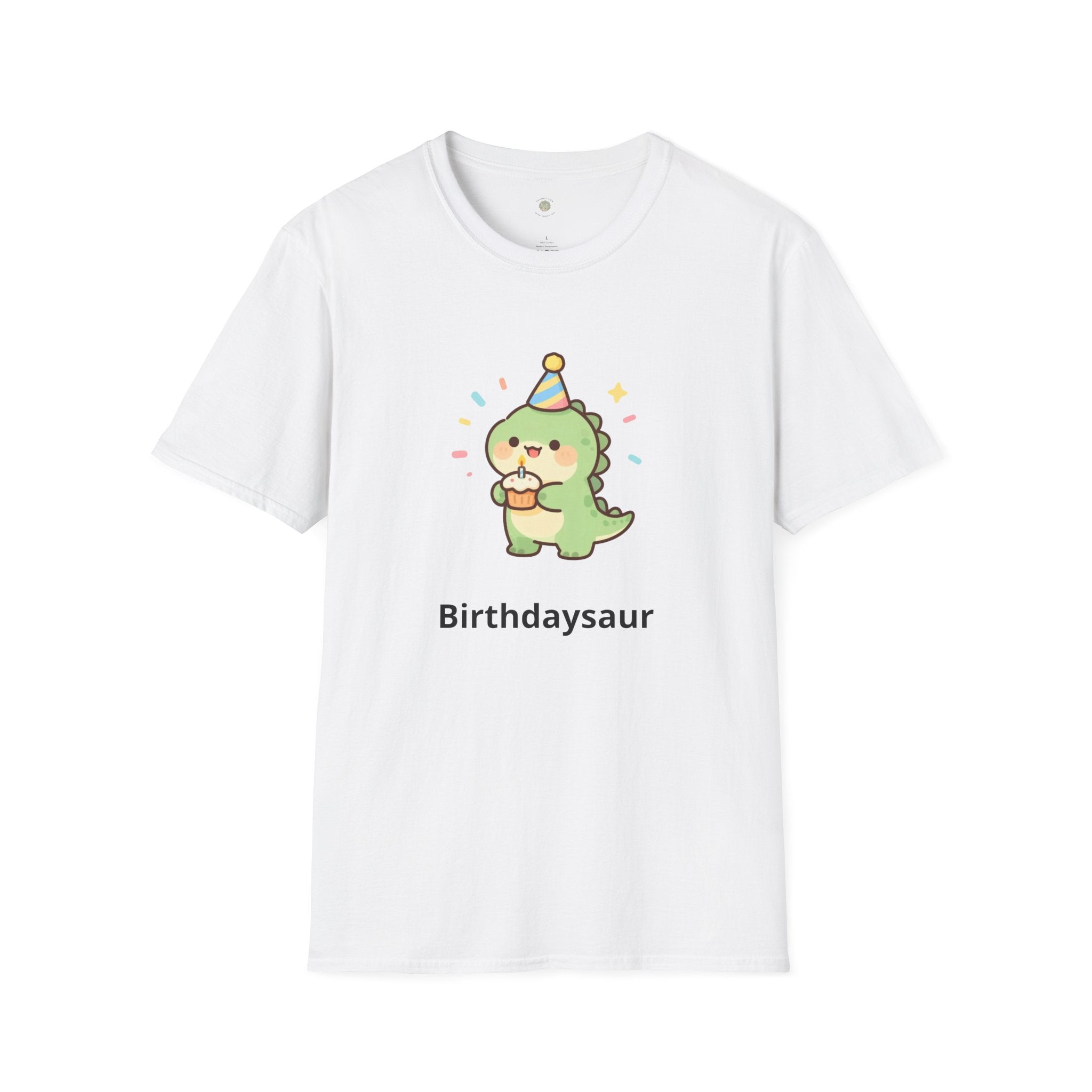 Personalized Birthday Dinosaur T-Shirt — Custom Name Party Tee