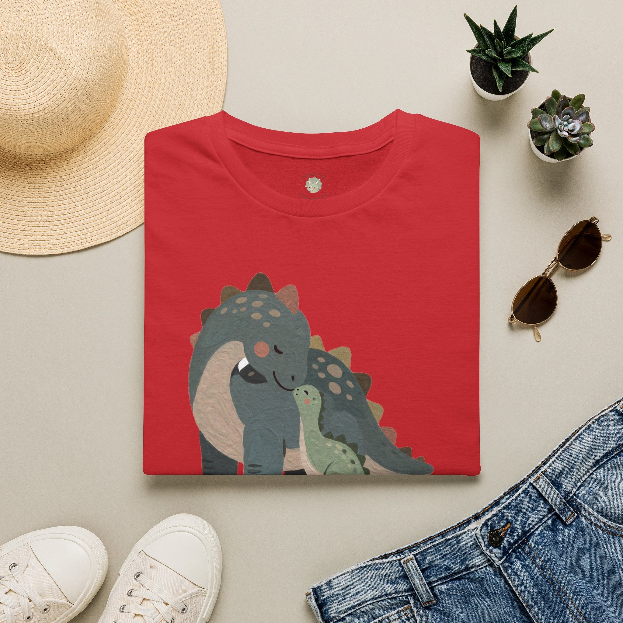 Mamasaurus T-Shirt — Cute Dinosaur Mom Mother's Day Graphic Tee