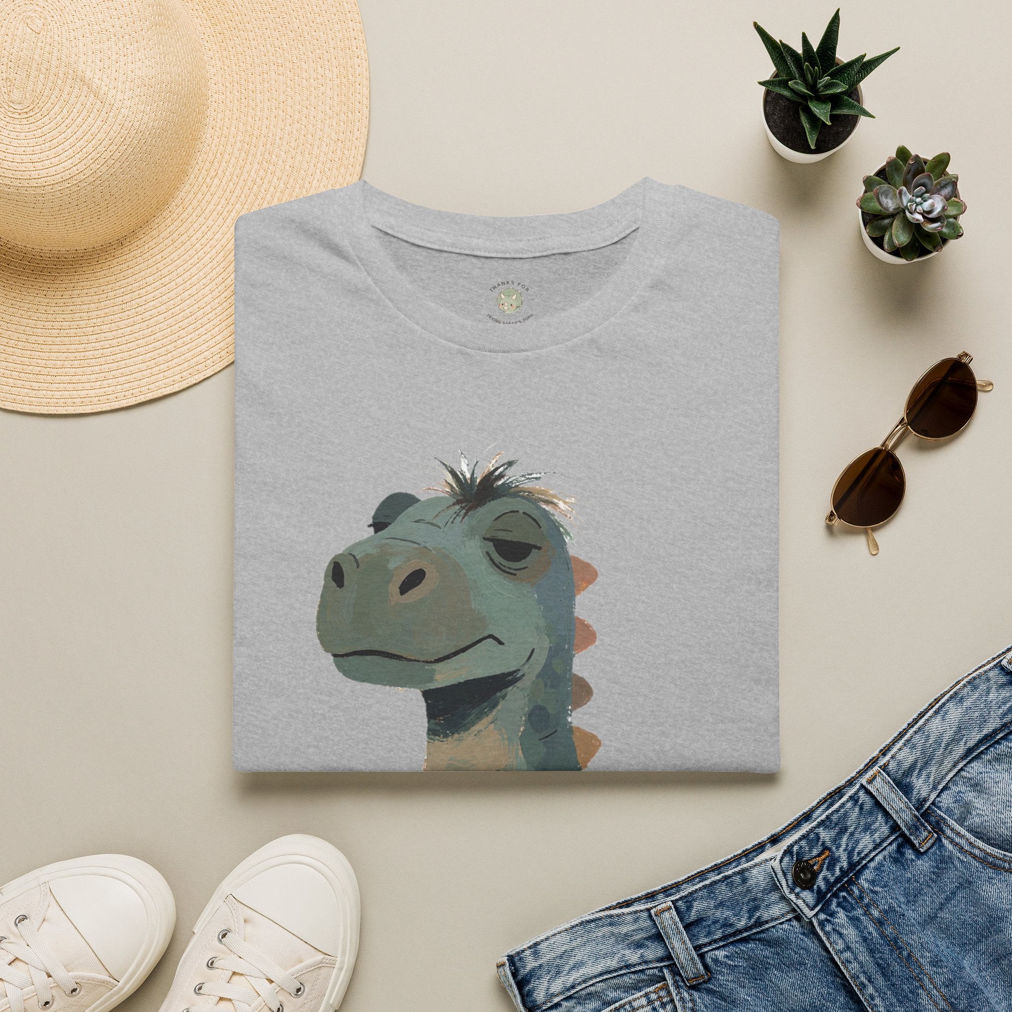 Not a Morning Dino T-Shirt — Funny Sleepy Dinosaur Graphic Tee