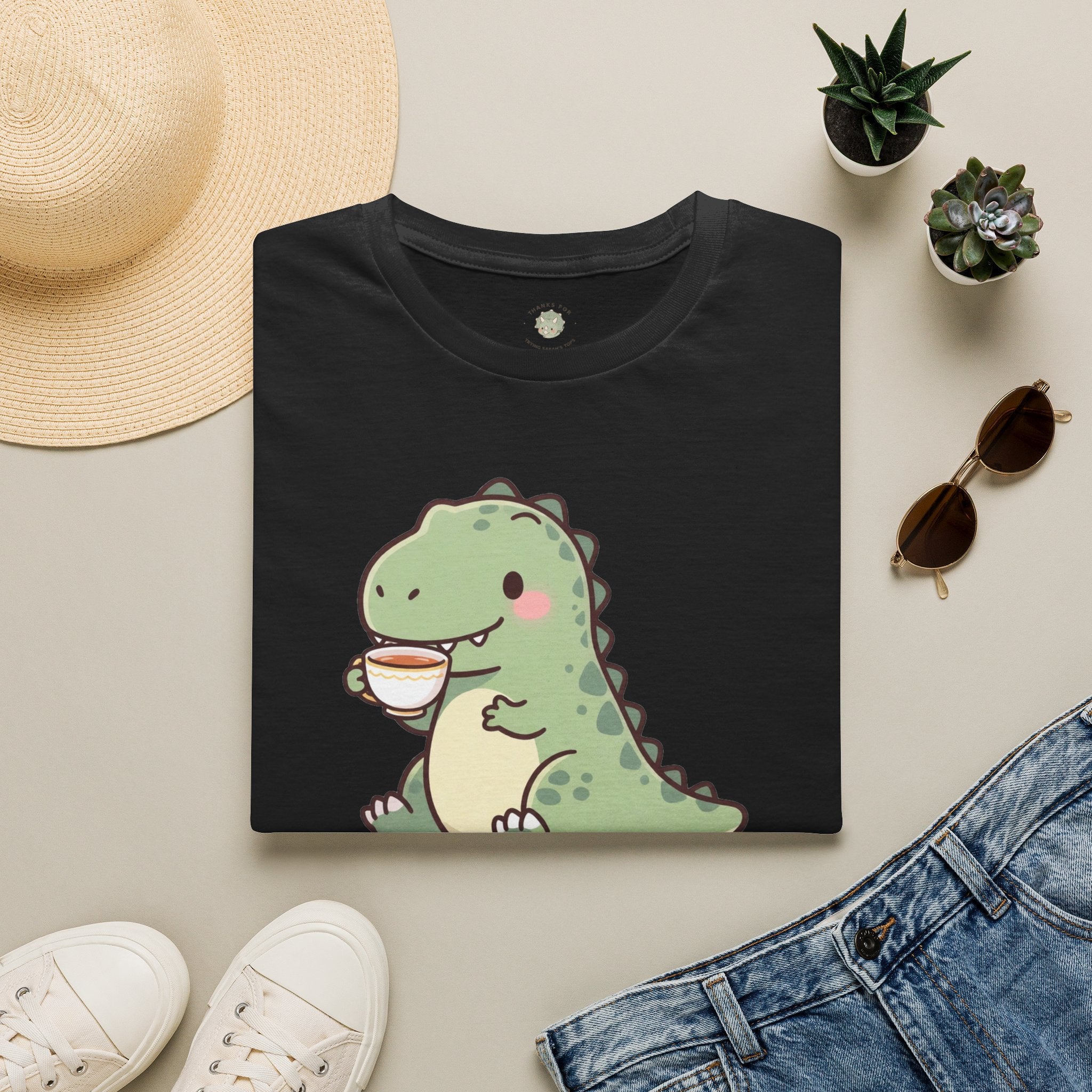 Tea Rex T-Shirt — Cute Dinosaur Tea Lover Graphic Tee