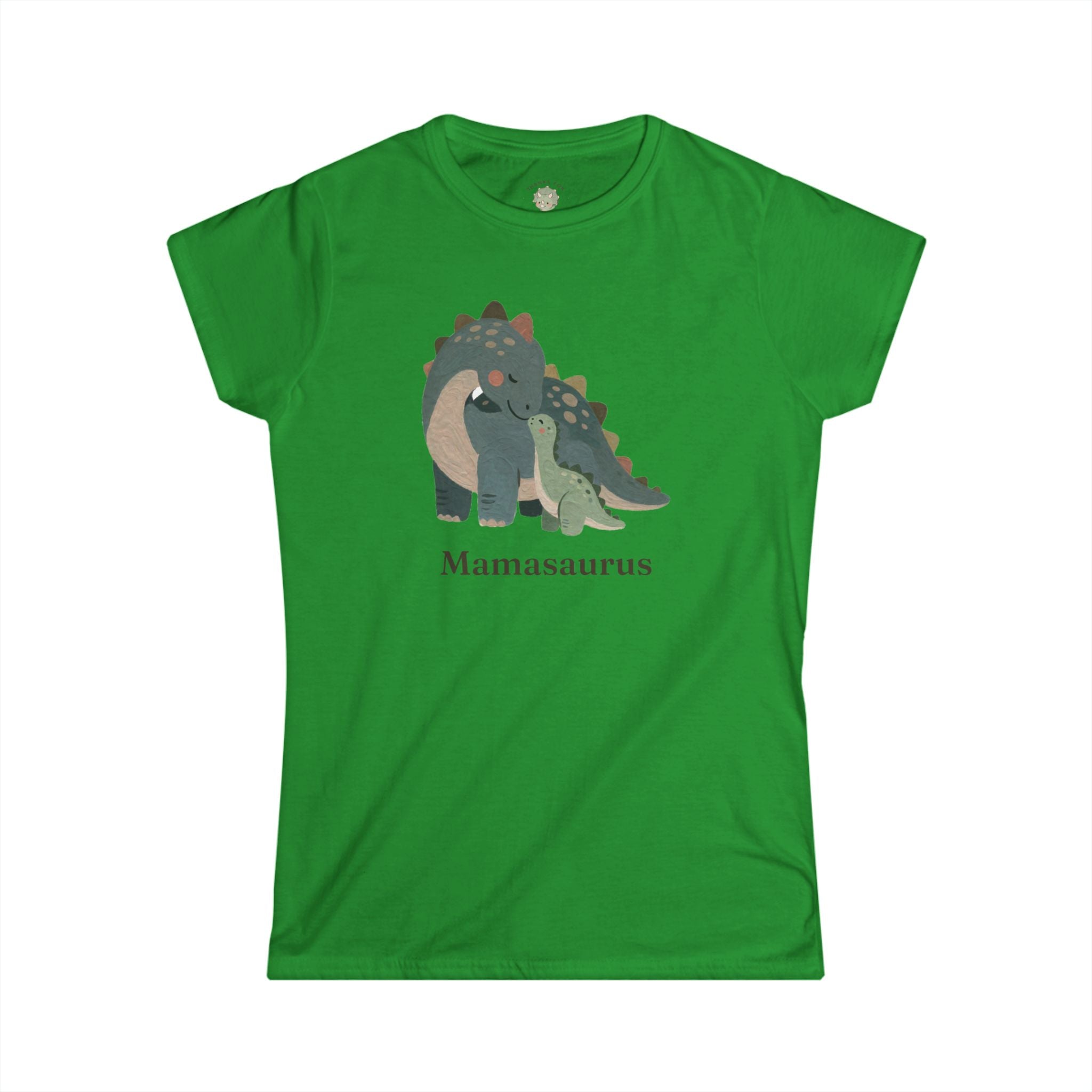 Women's Mamasaurus T-Shirt — Cute Dinosaur Mom Mother's Day Graphic Tee