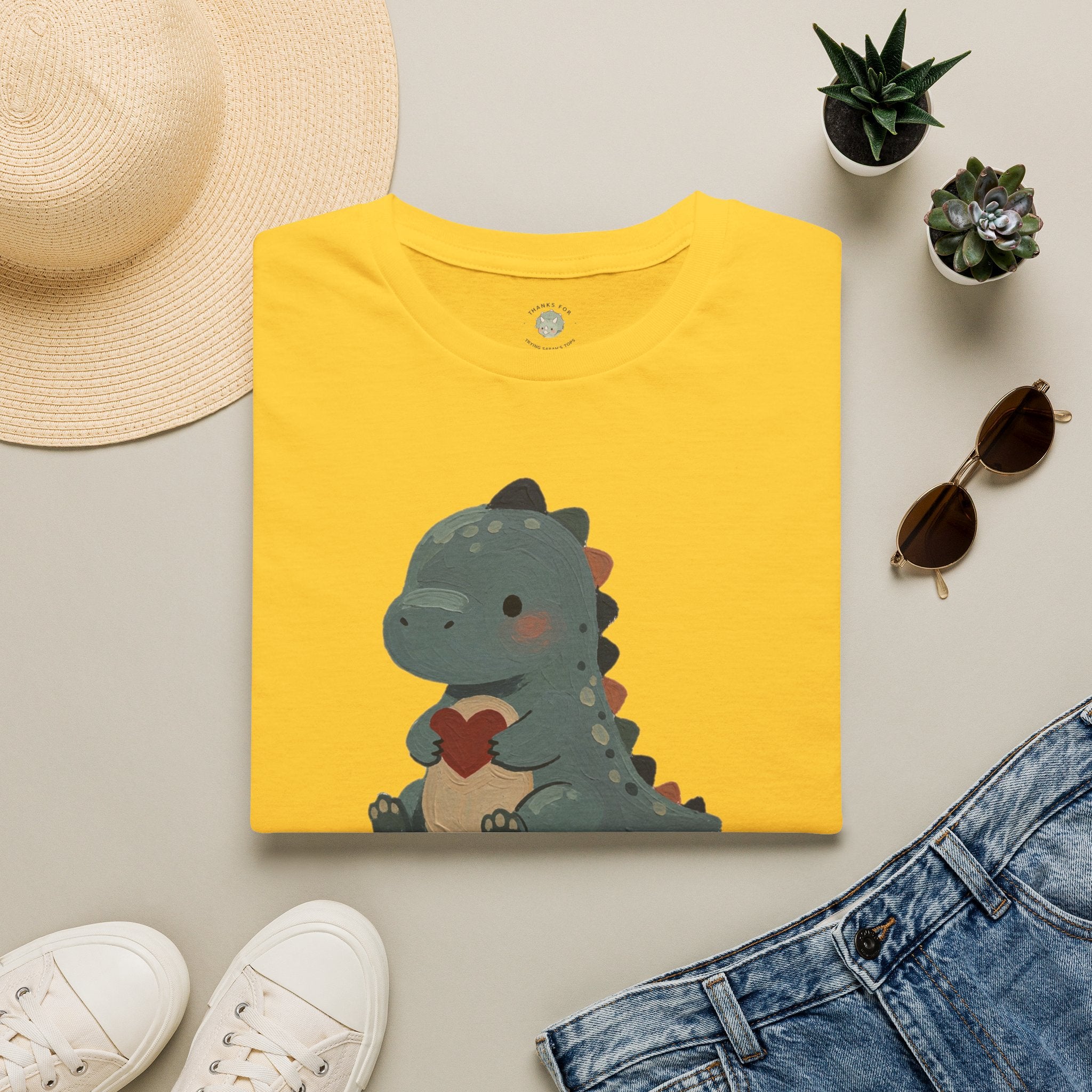 Rawr Means I Love You T-Shirt — Cute Dinosaur Love Graphic Tee