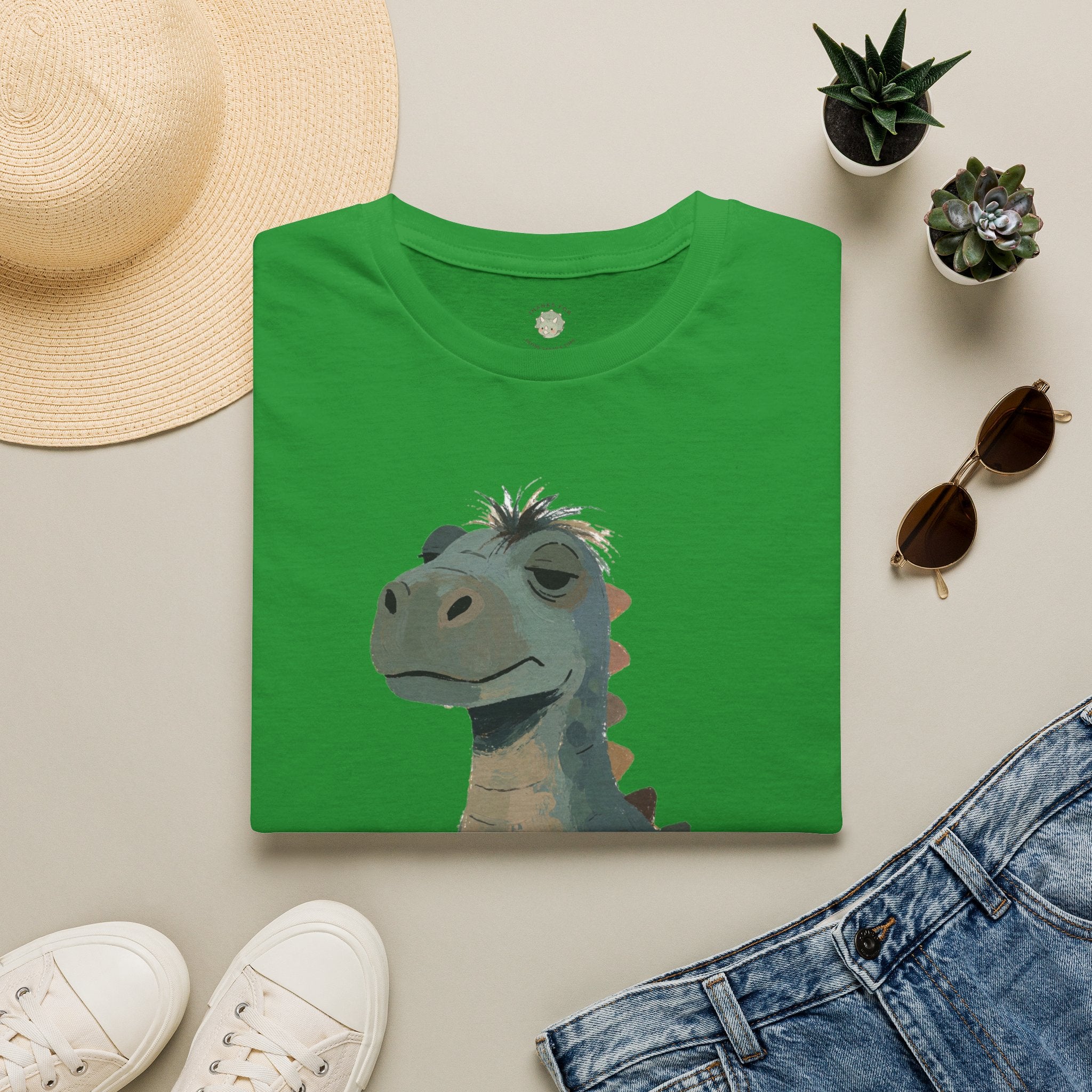 Not a Morning Dino T-Shirt — Funny Sleepy Dinosaur Graphic Tee