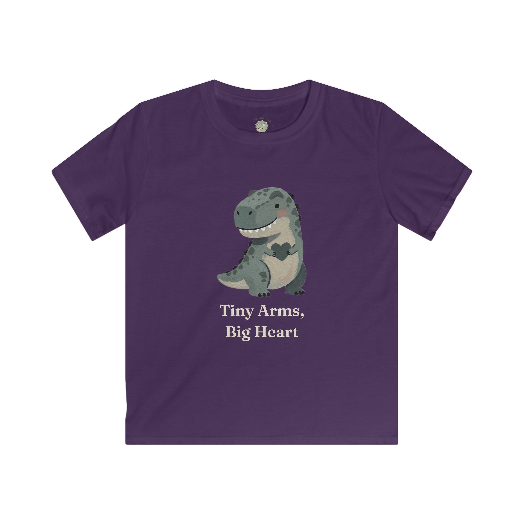 Kids Tiny Arms, Big Heart T-Shirt — Cute Sweet T-Rex Love Graphic Tee