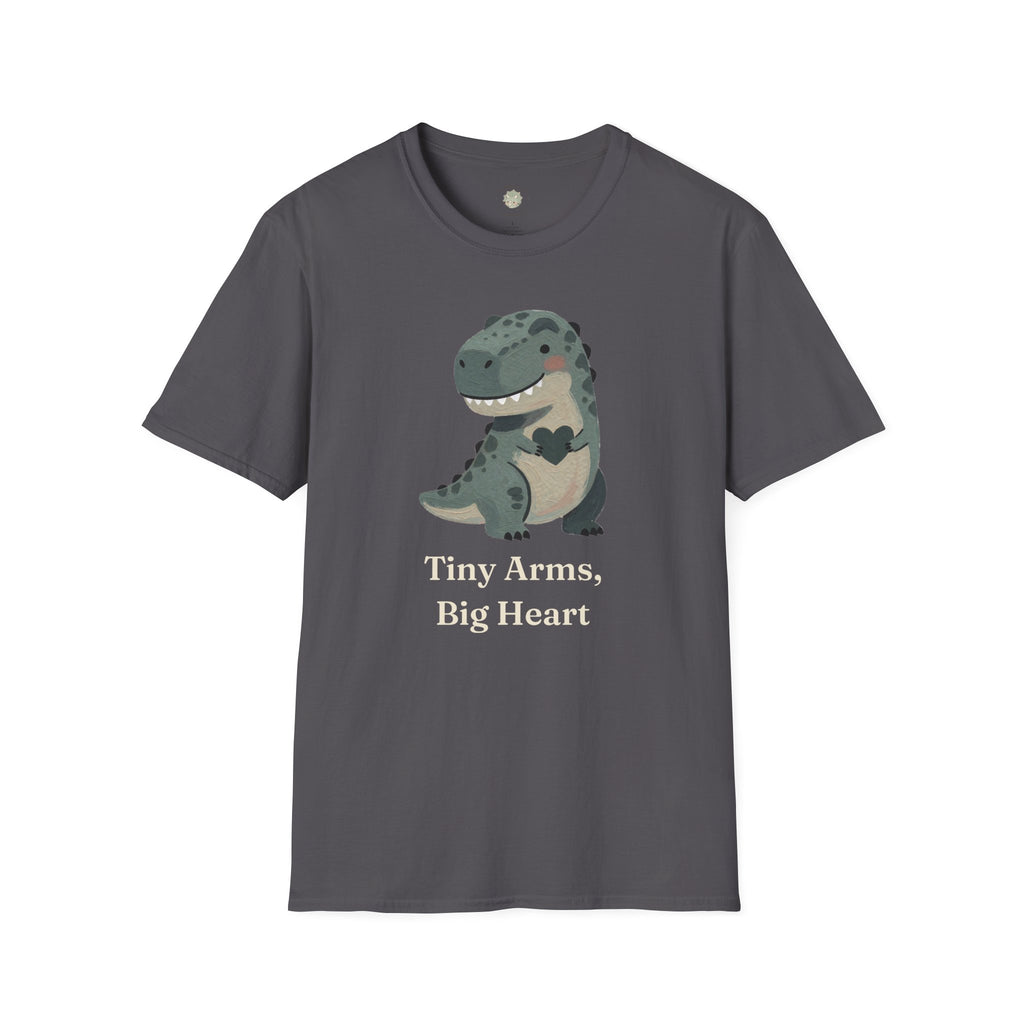 Tiny Arms, Big Heart T-Shirt — Cute Sweet T-Rex Love Graphic Tee
