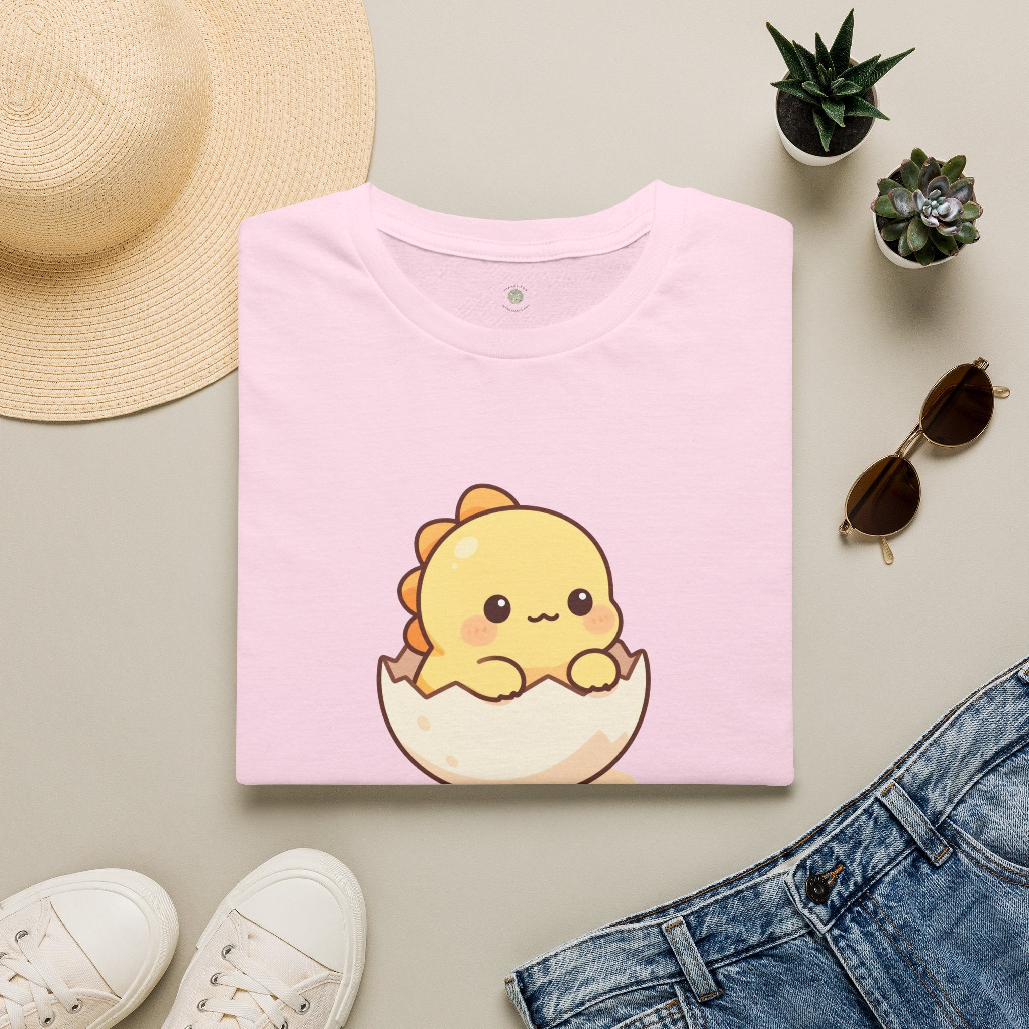 Personalized Baby Dinosaur T-Shirt — Custom Name Tee
