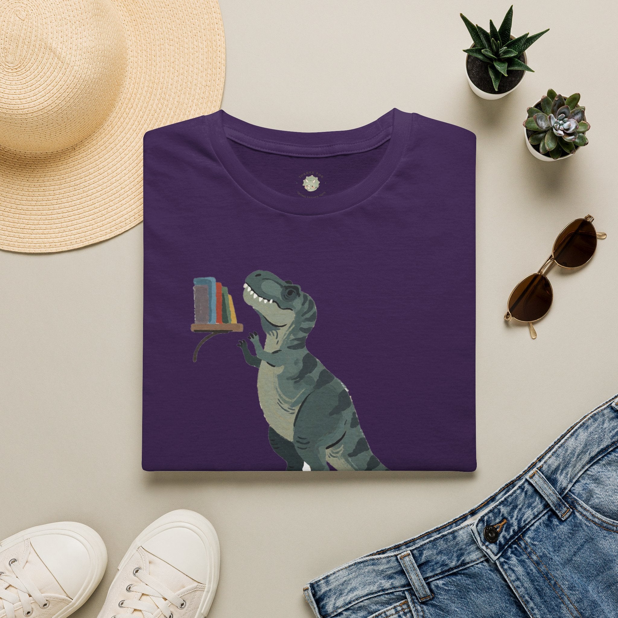 Short Arms, Big Dreams T-Shirt — Funny Motivational T-Rex Graphic Tee