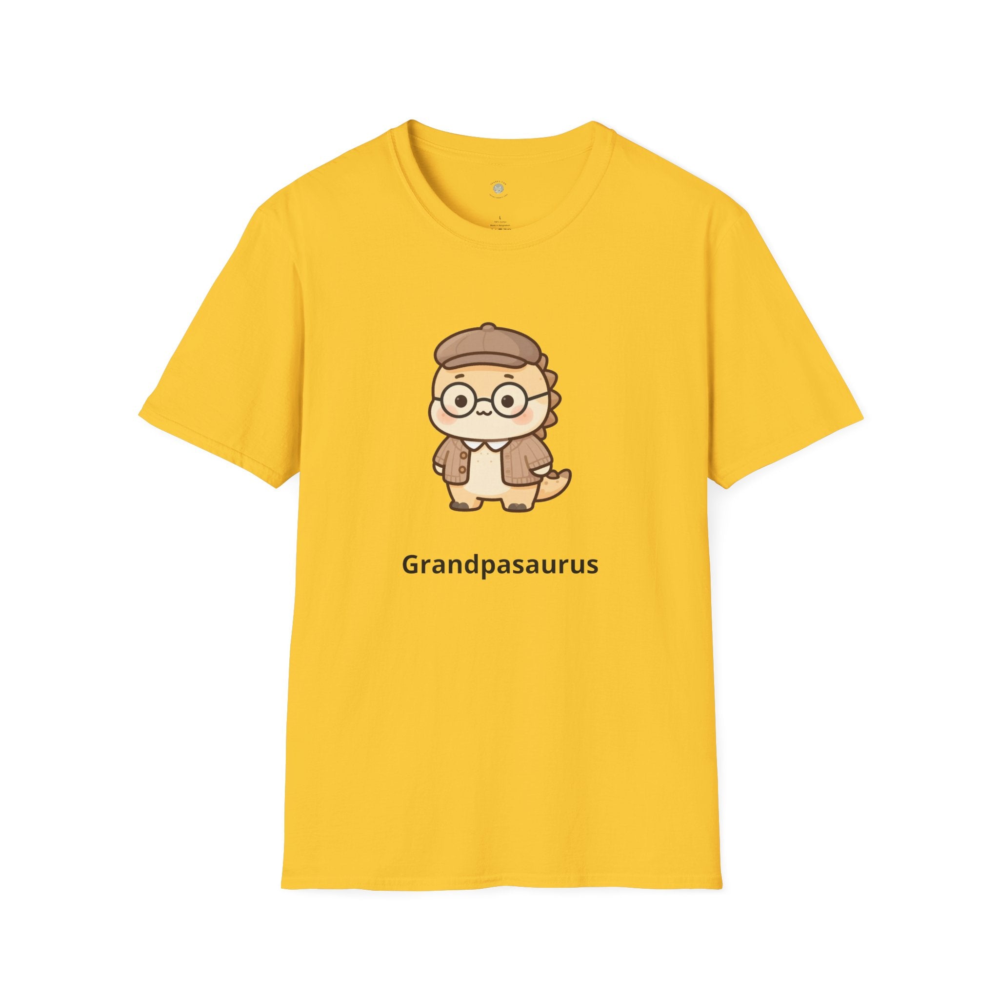 Personalized Grandpa Dinosaur T-Shirt — Custom Name Gift Tee