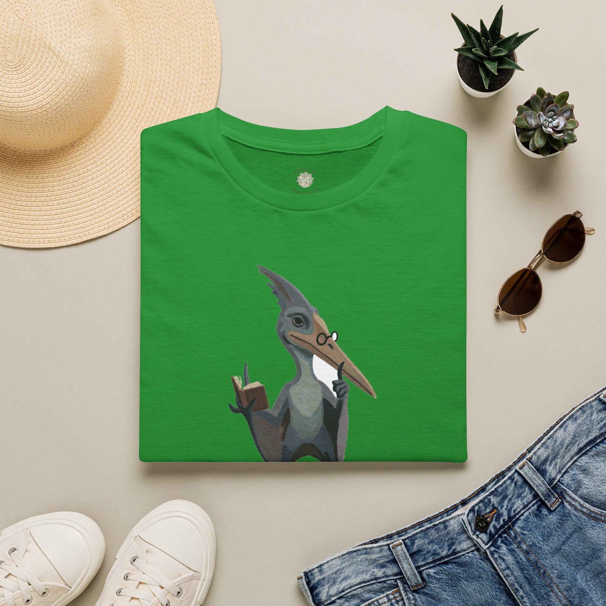 The Silent P T-Shirt — Funny Pterodactyl Grammar Pun Graphic Tee