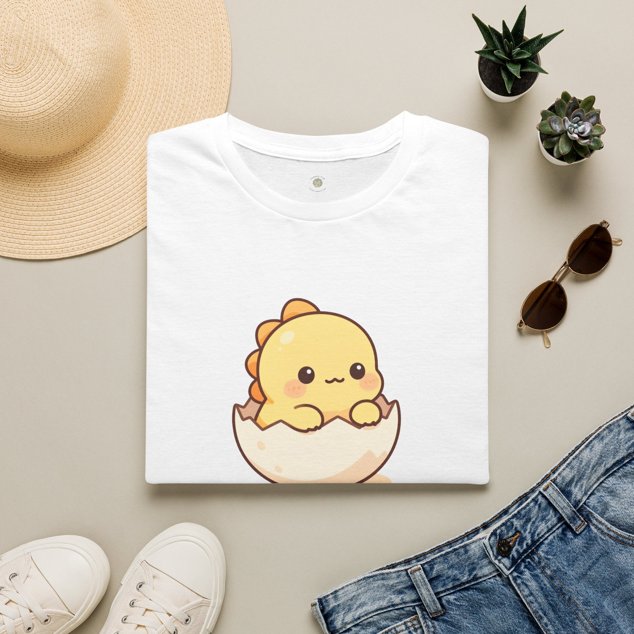 Personalized Baby Dinosaur T-Shirt — Custom Name Tee
