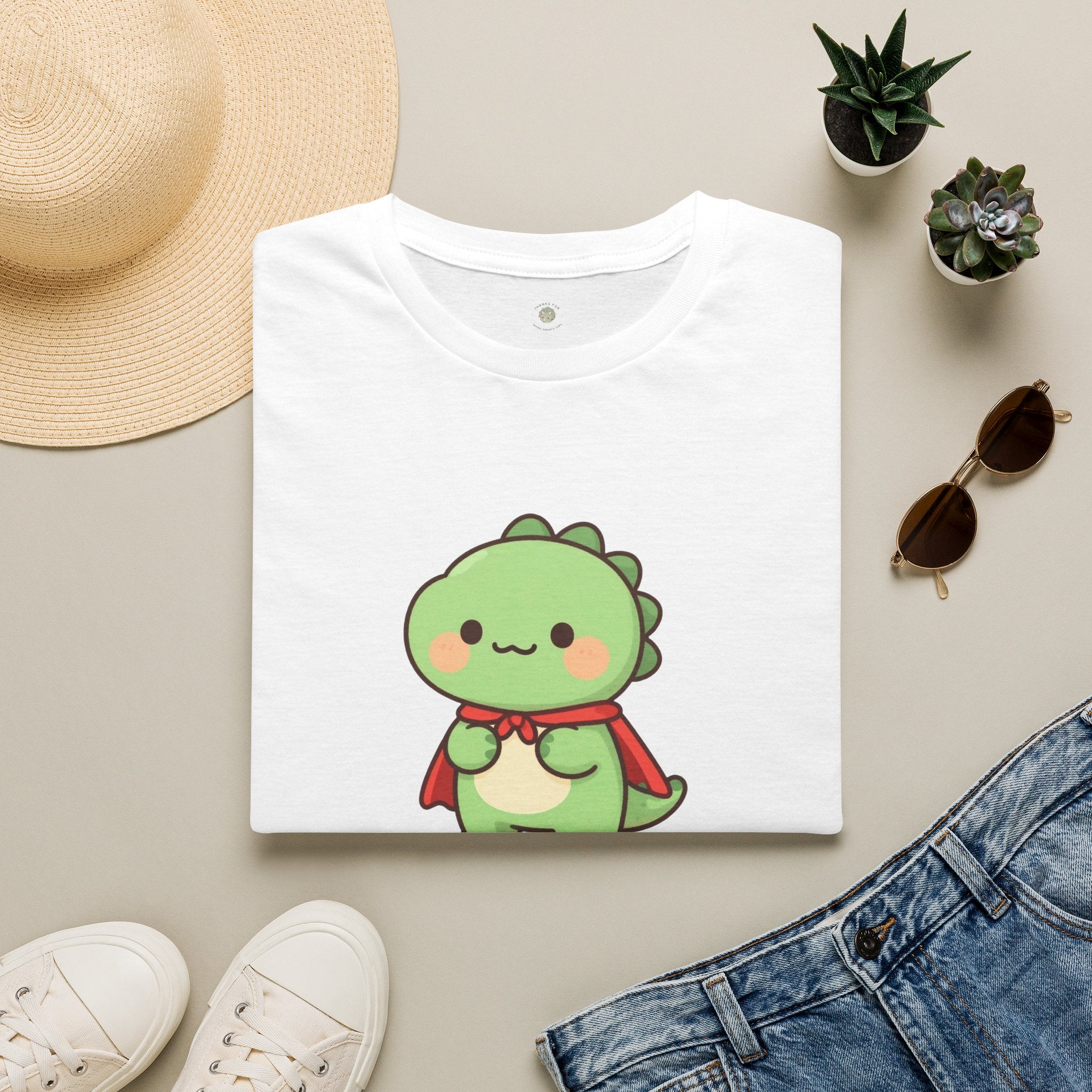 Personalized Big Brother Dinosaur T-Shirt — Custom Name Tee
