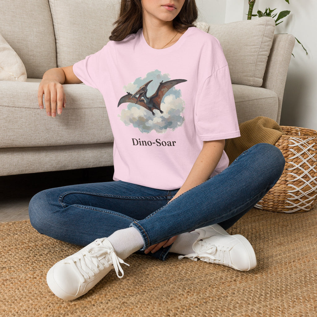 Dino-Soar T-Shirt — Cute Flying Pterodactyl Pun Graphic Tee