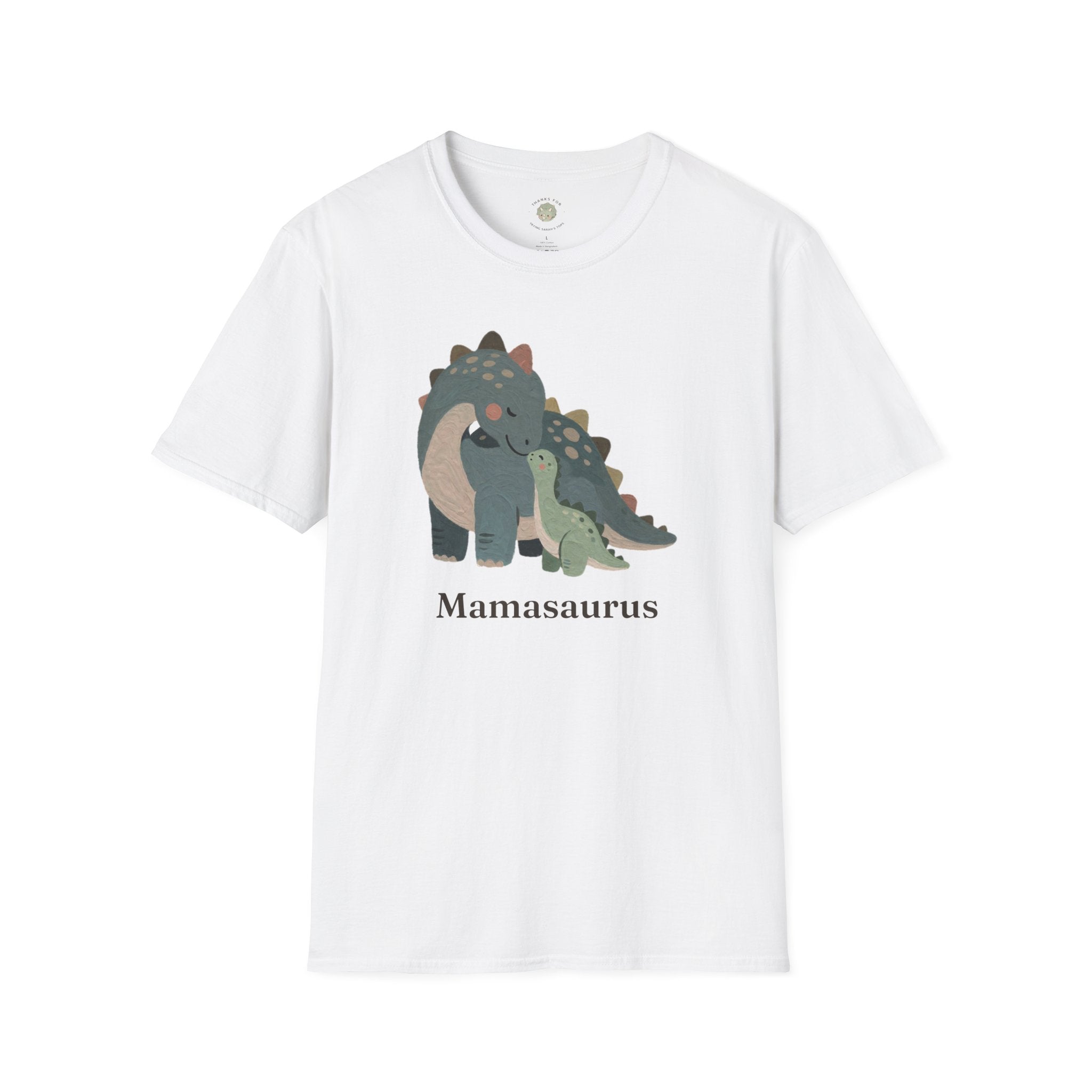 Mamasaurus T-Shirt — Cute Dinosaur Mom Mother's Day Graphic Tee