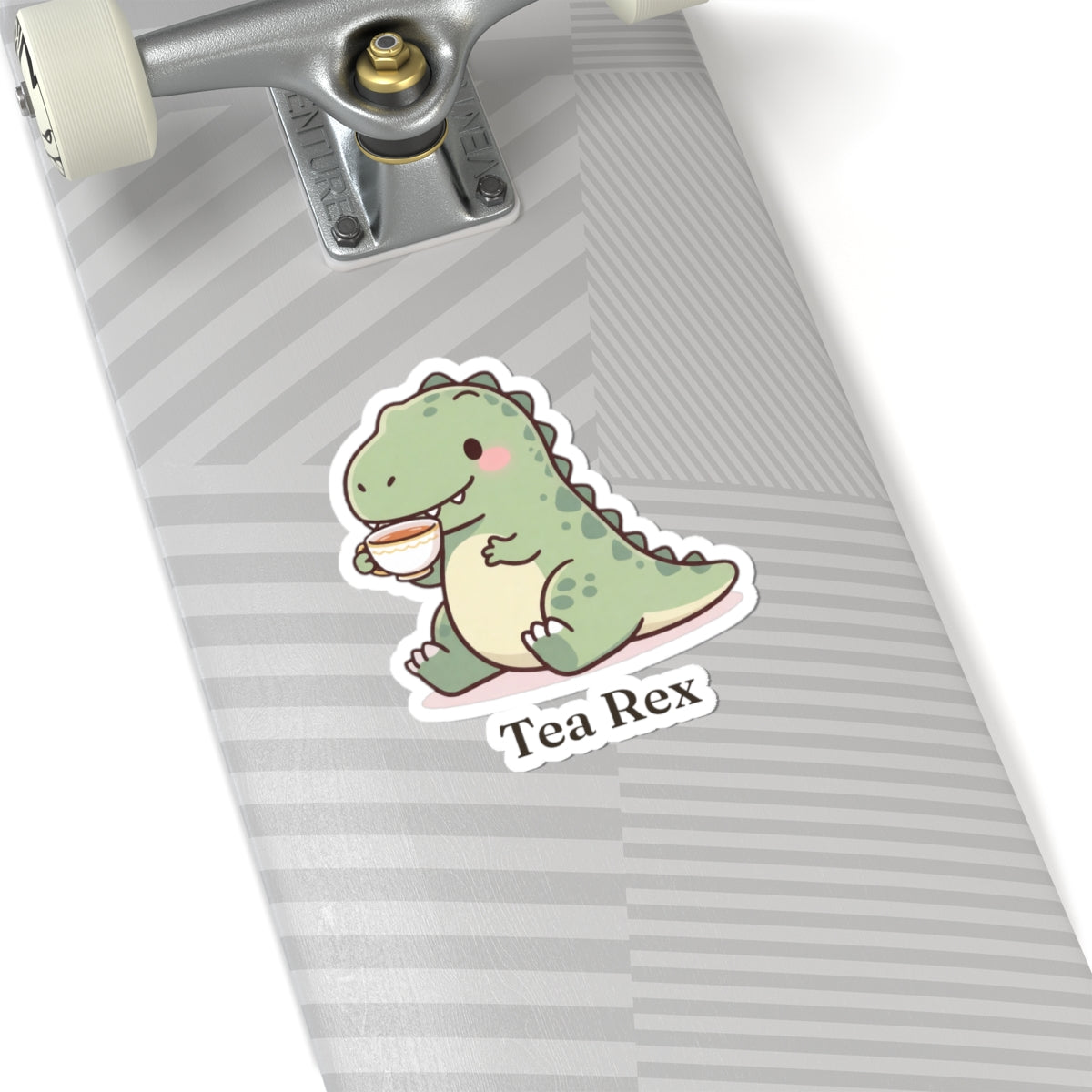 Tea Rex Sticker — Cute Dinosaur Tea Lover Vinyl Sticker