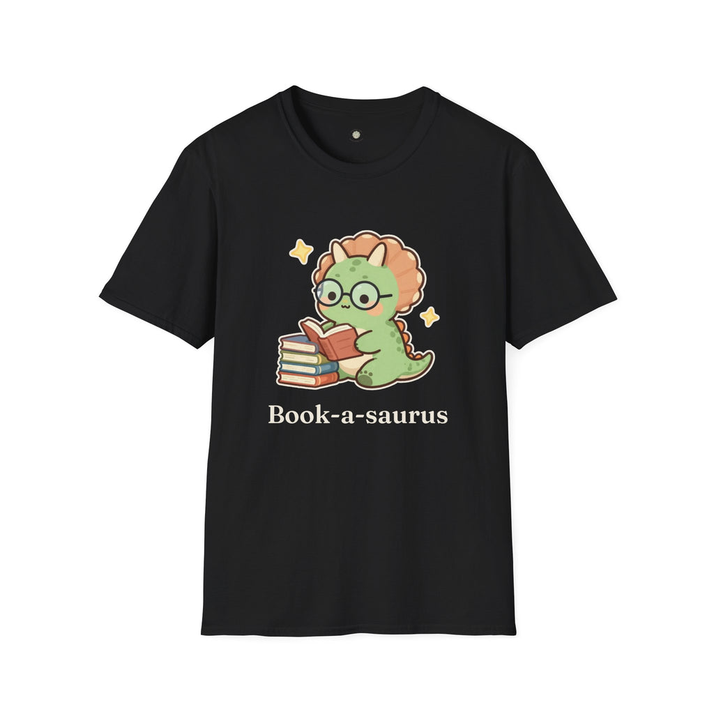 Book-a-saurus T-Shirt — Cute Reading Dinosaur Book Lover Graphic Tee