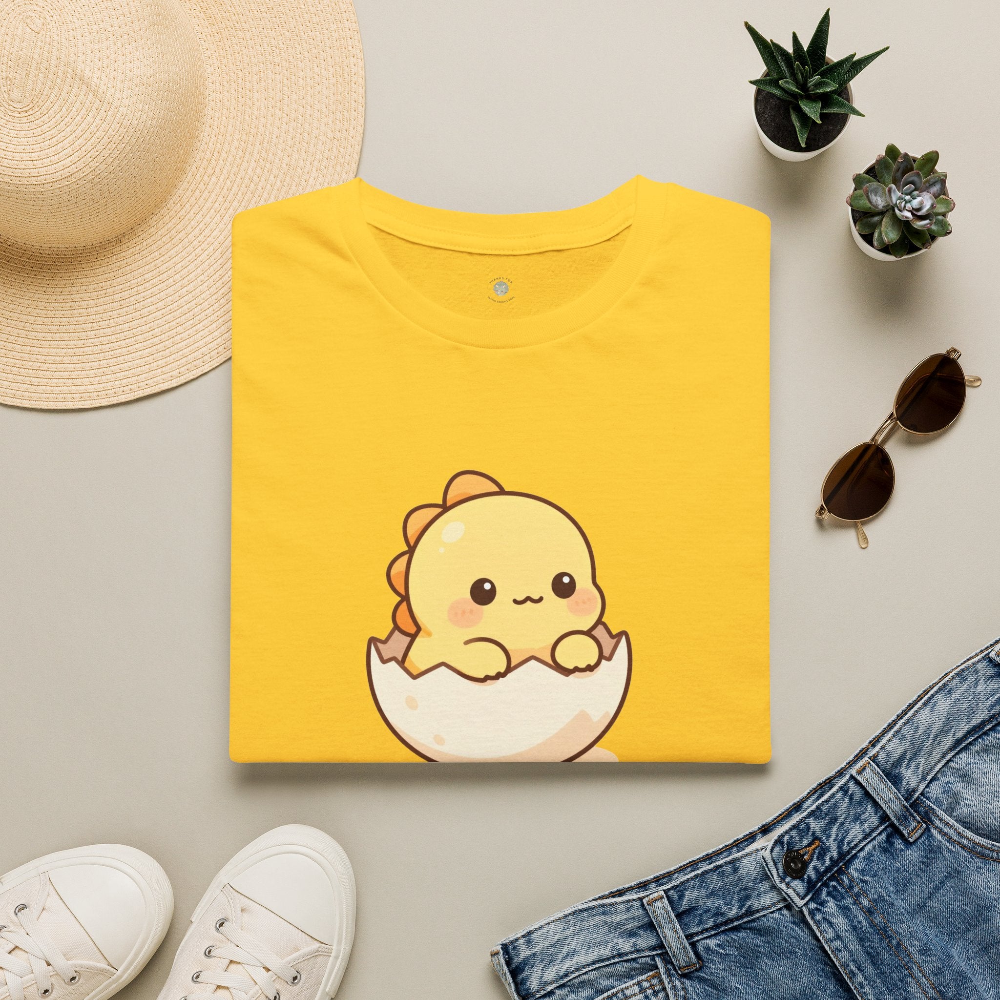 Personalized Baby Dinosaur T-Shirt — Custom Name Tee