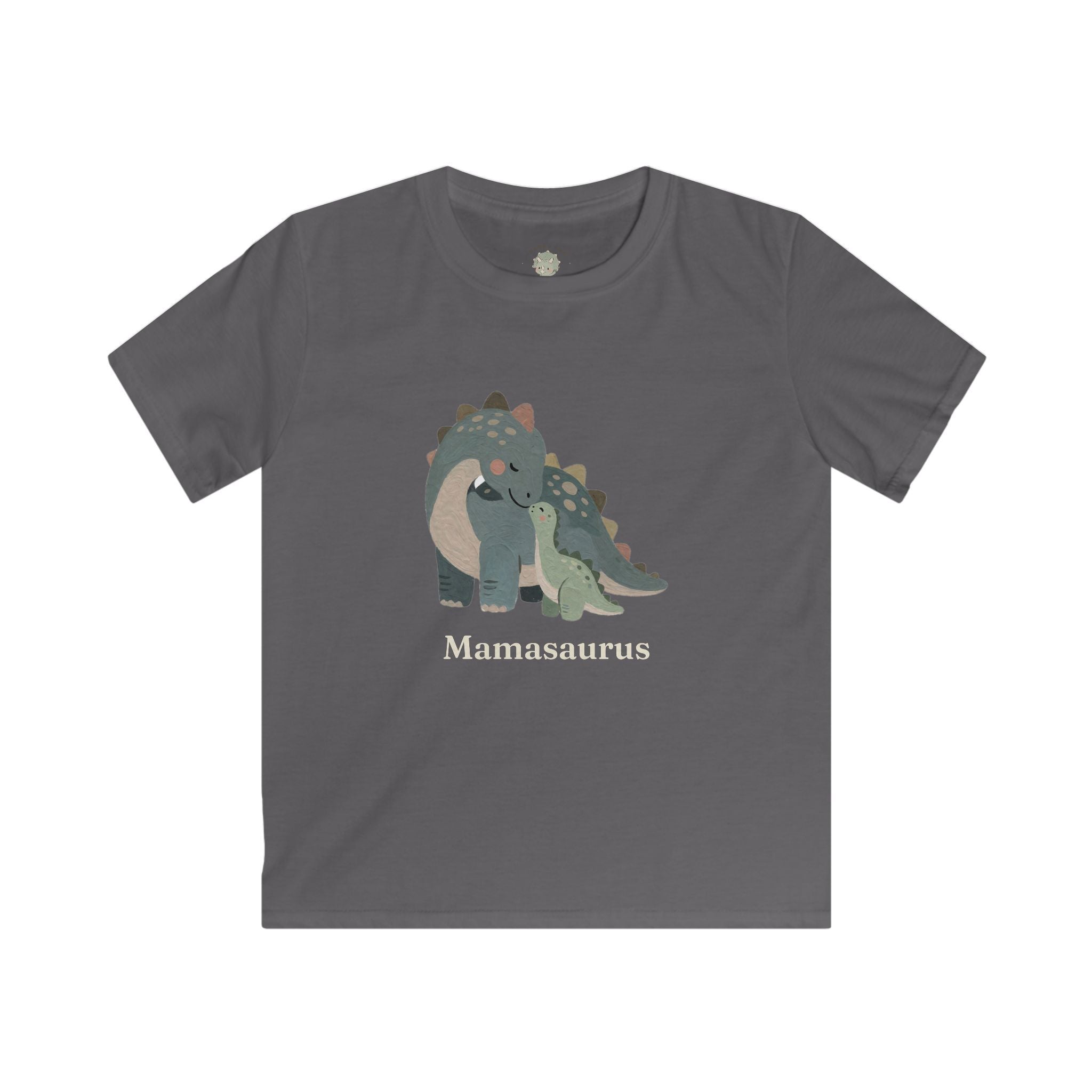 Kids Mamasaurus T-Shirt — Cute Dinosaur Mom Mother's Day Graphic Tee