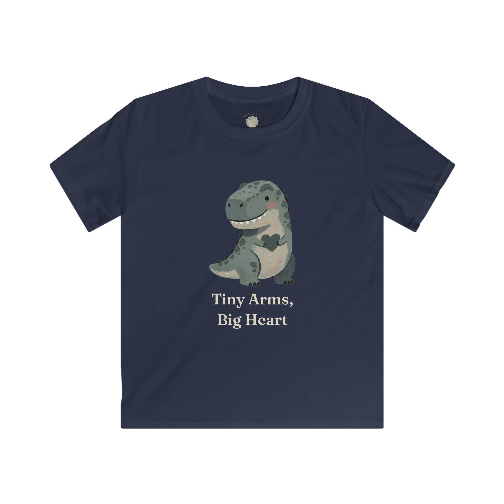Kids Tiny Arms, Big Heart T-Shirt — Cute Sweet T-Rex Love Graphic Tee