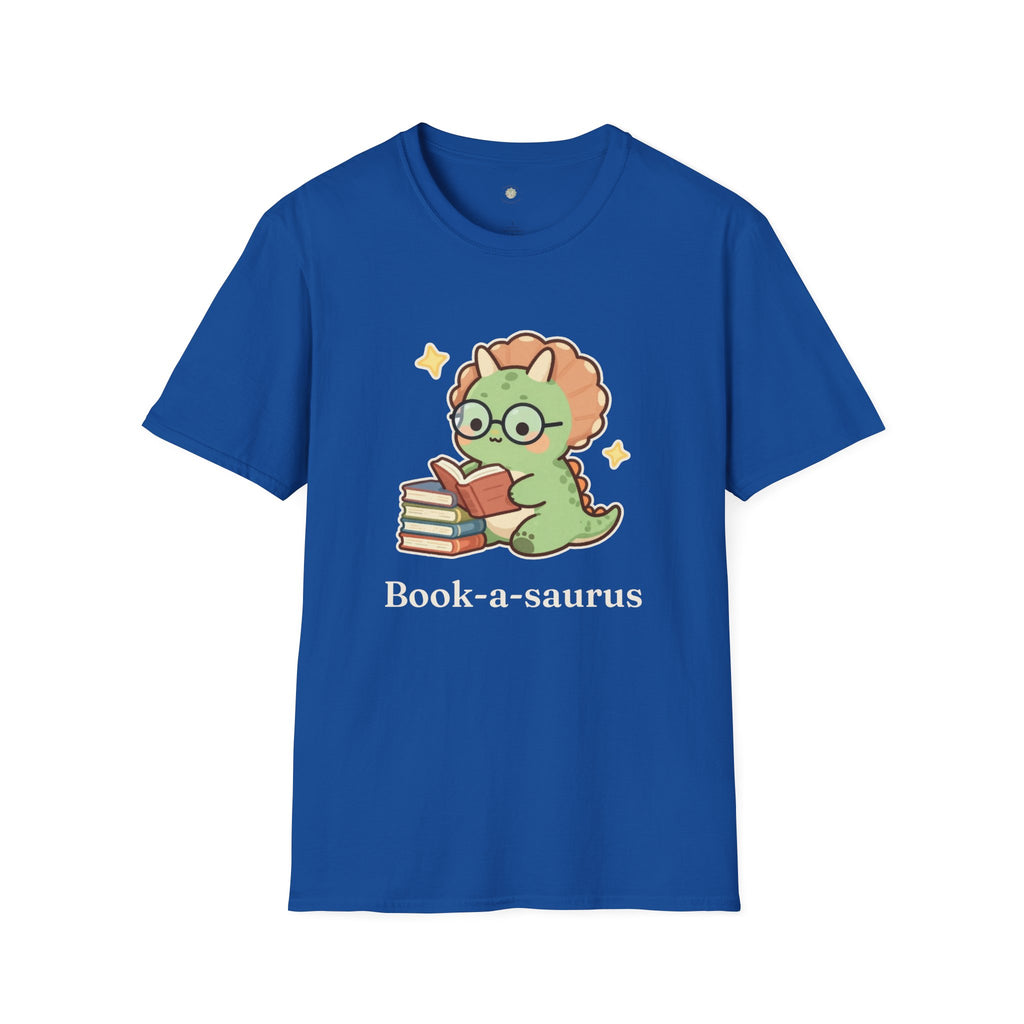 Book-a-saurus T-Shirt — Cute Reading Dinosaur Book Lover Graphic Tee