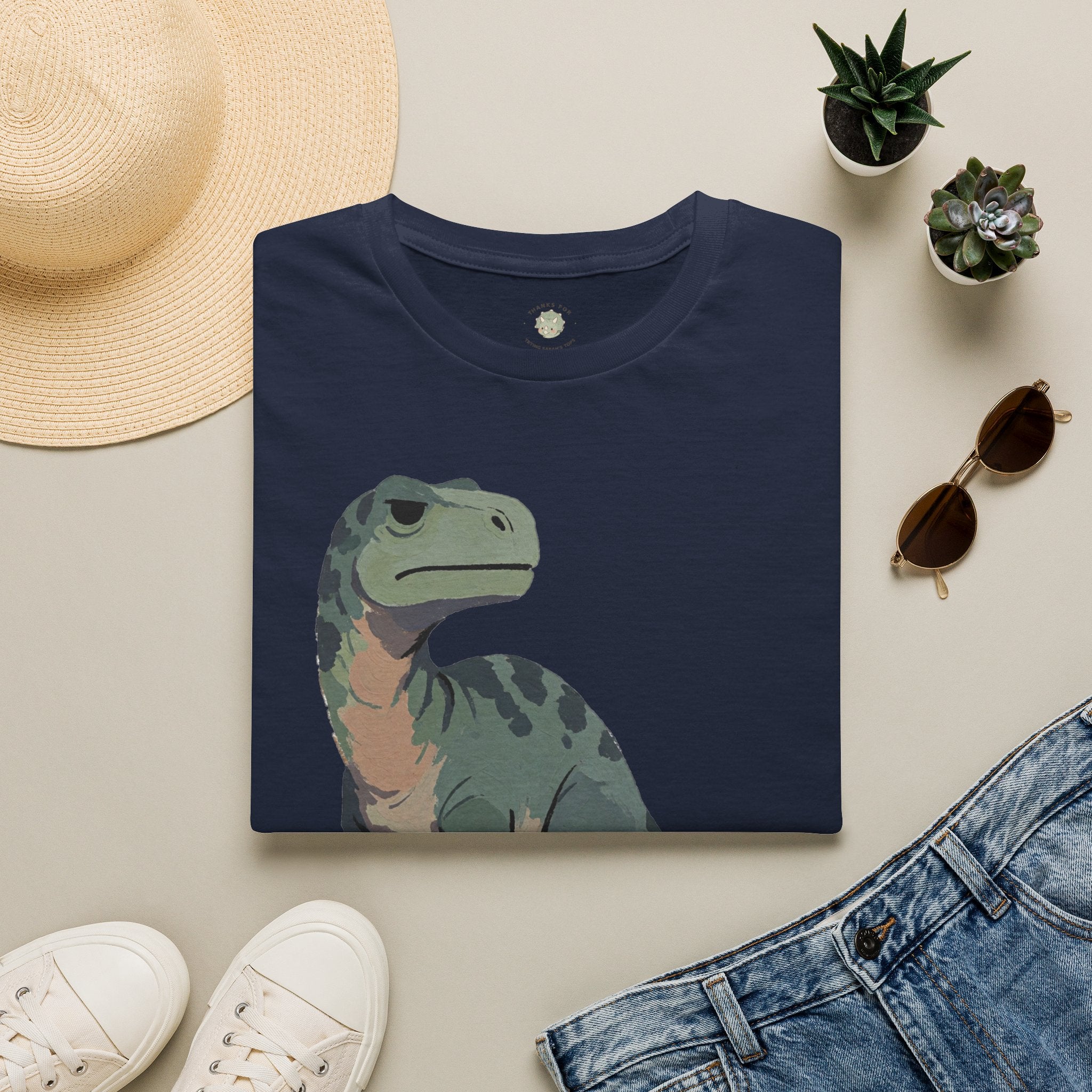 Emotionally Extinct T-Shirt — Funny Deadpan Dinosaur Graphic Tee