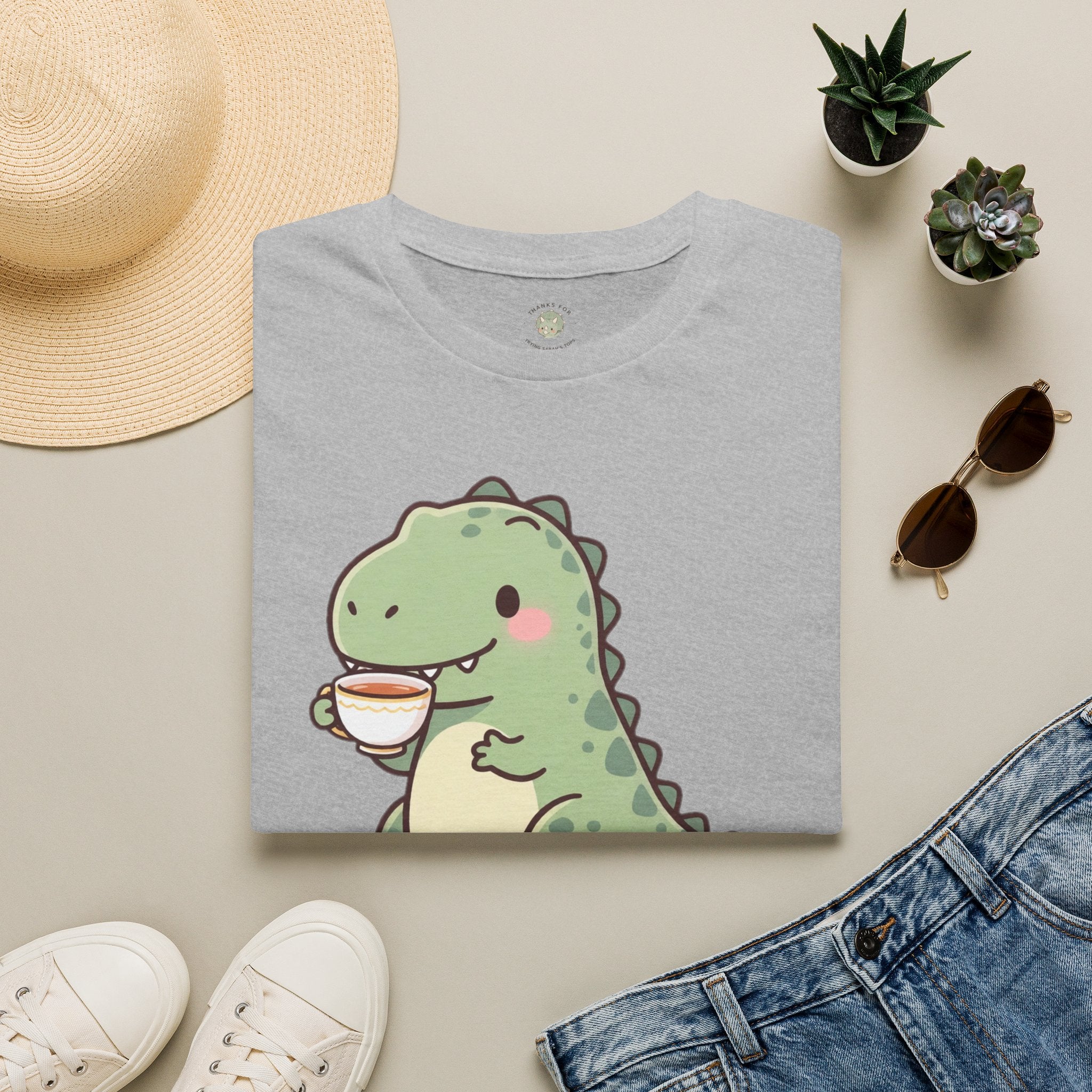 Tea Rex T-Shirt — Cute Dinosaur Tea Lover Graphic Tee